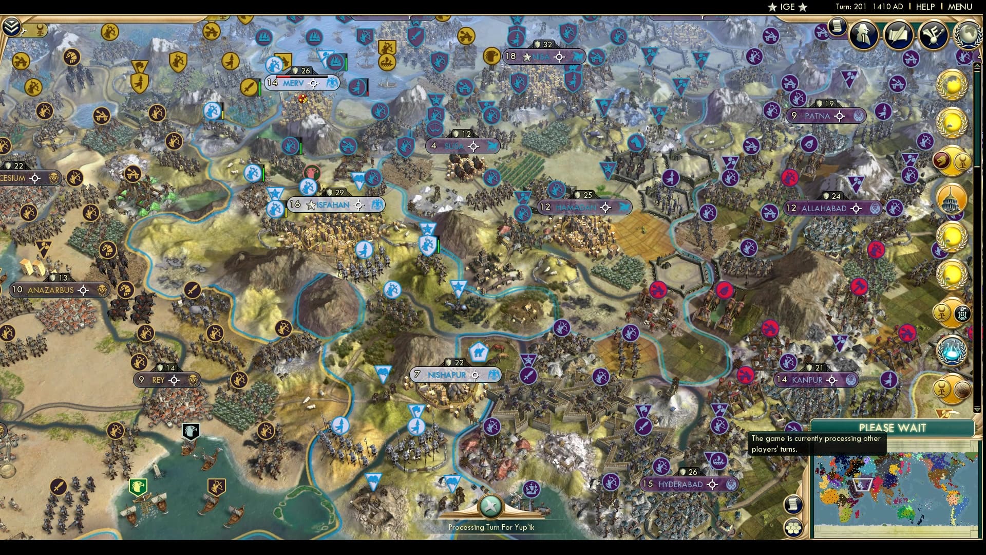 CBR In-Game Screenshot of Choosing Nishapurly