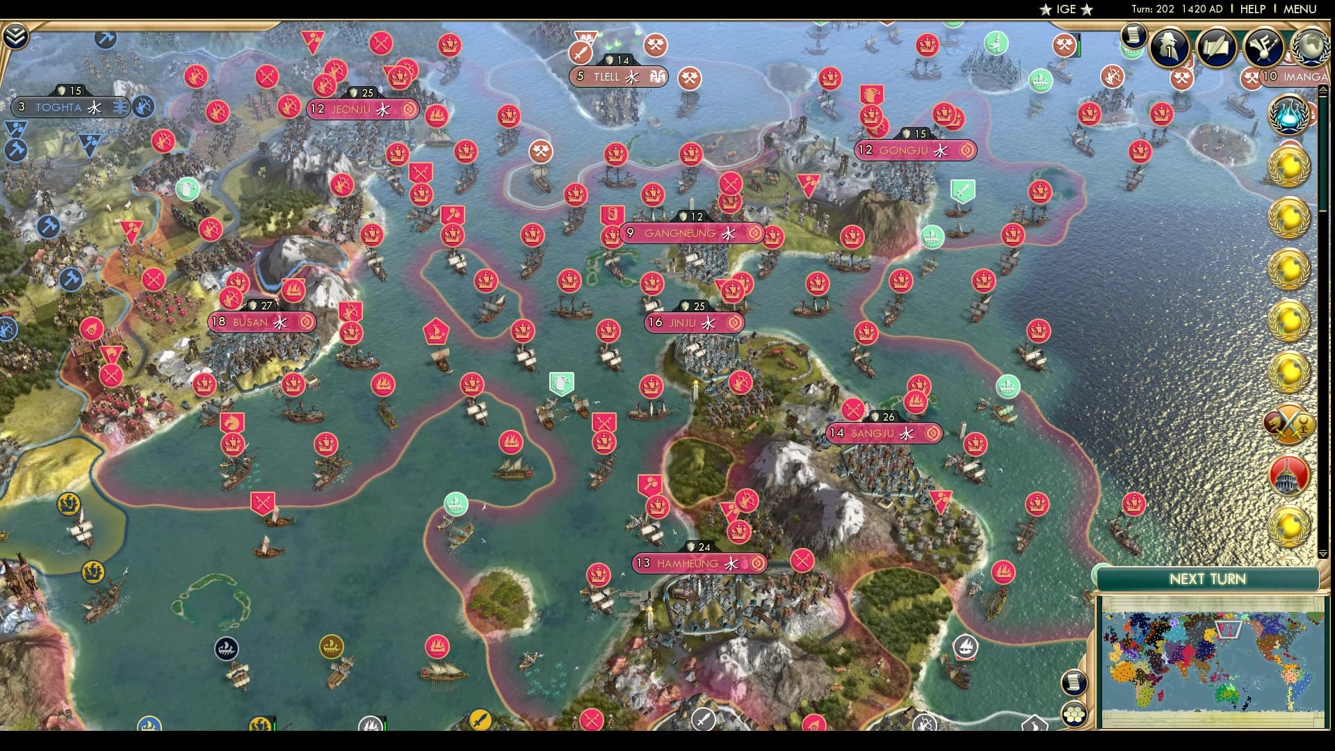 CBR In-Game Screenshot of Korea Prospects