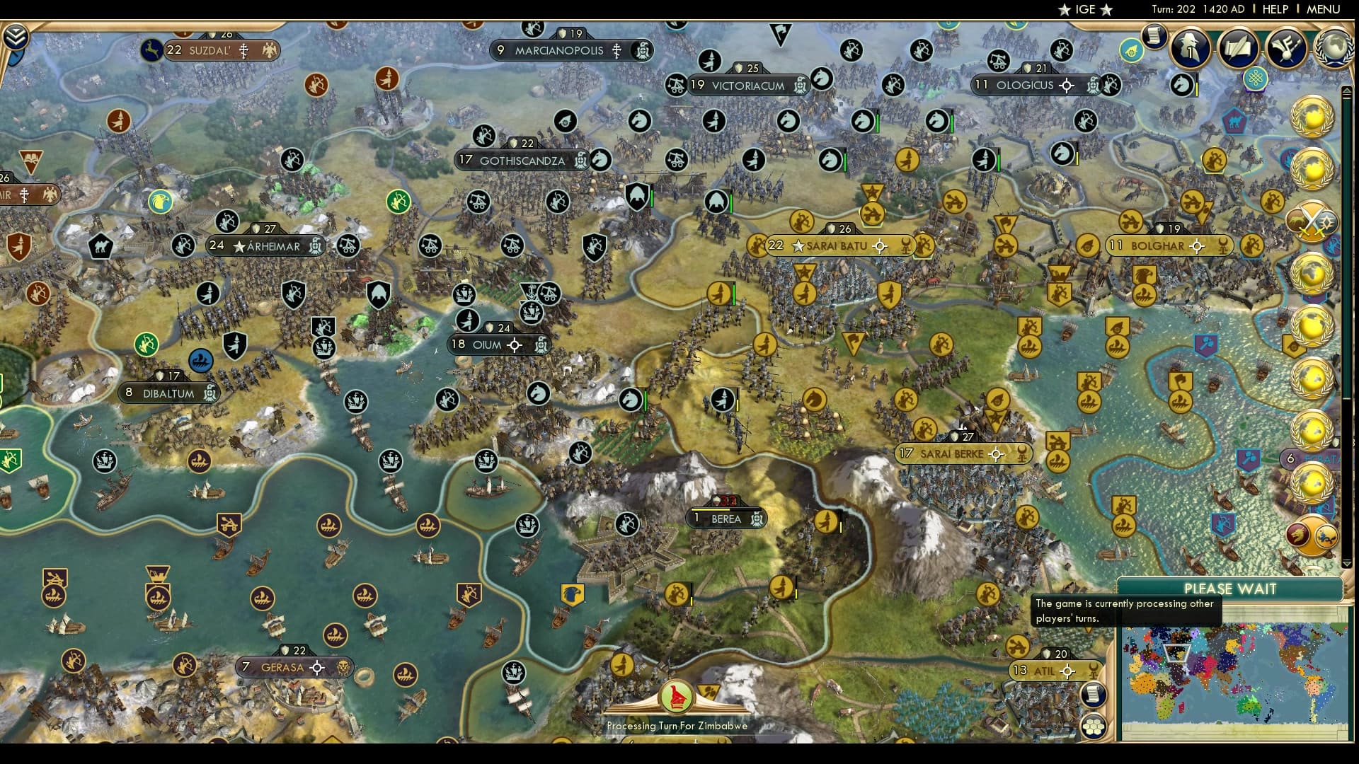 CBR In-Game Screenshot of We Gonna Berea Here