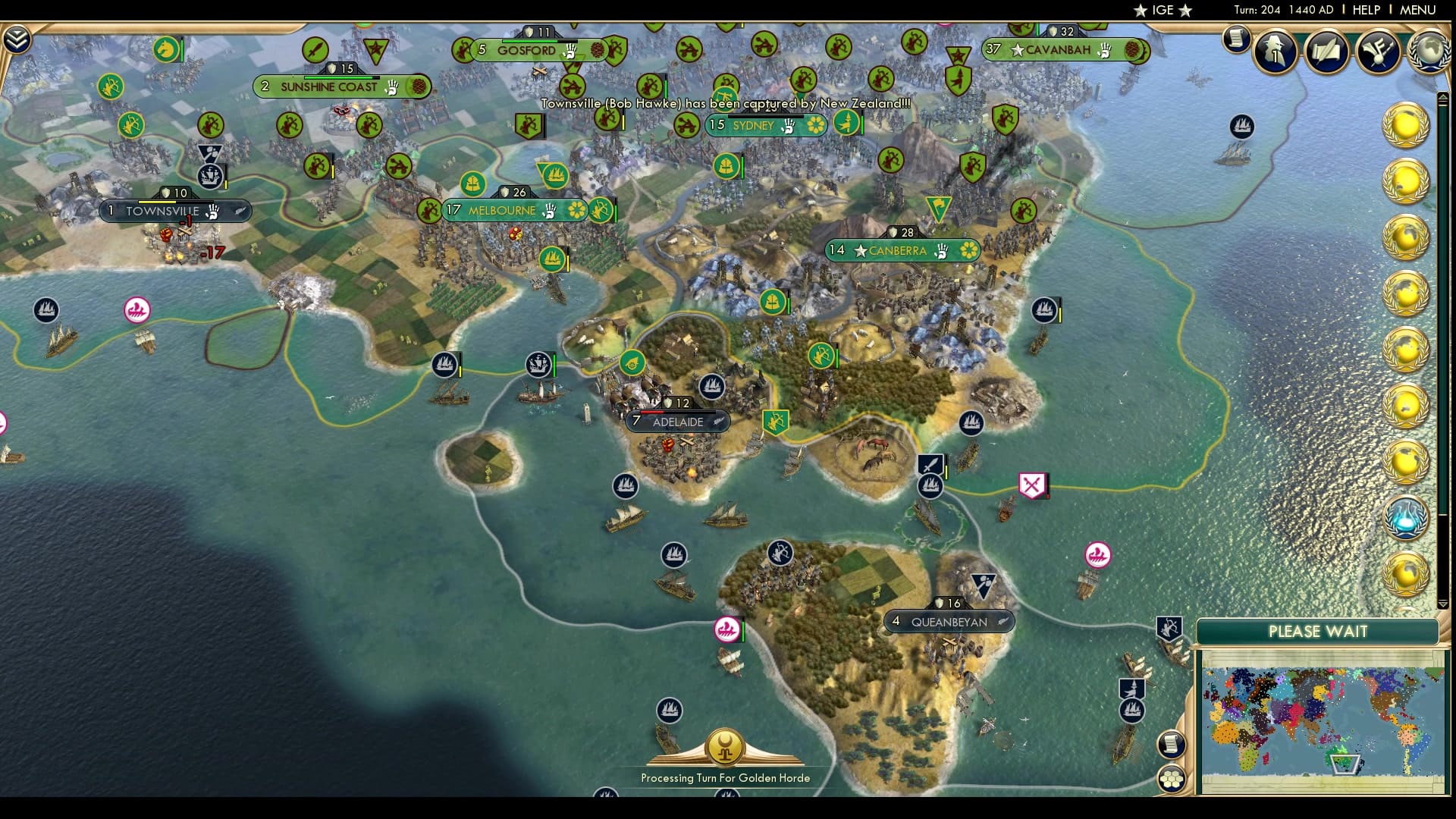 CBR In-Game Screenshot of Town & Country