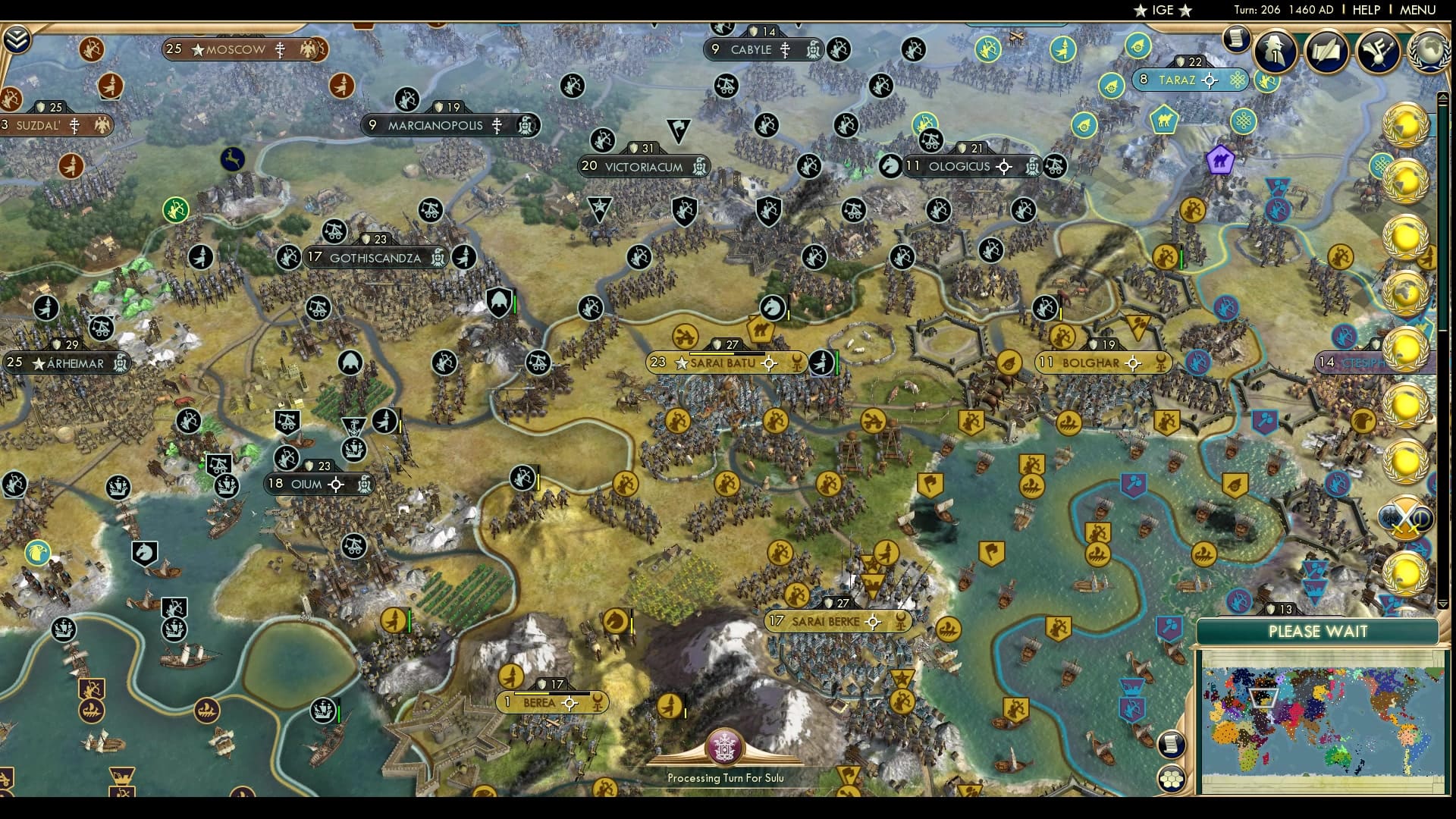 CBR In-Game Screenshot of Sarai Battered