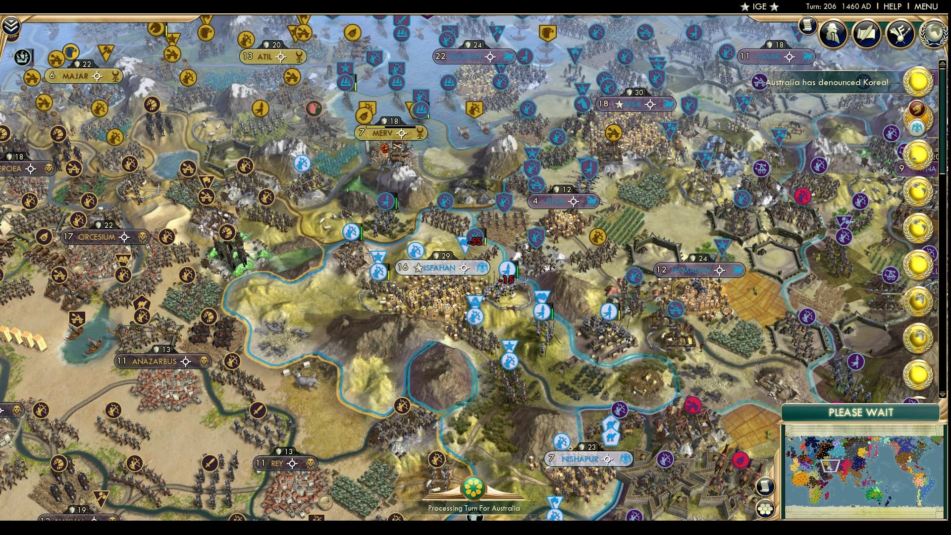 CBR In-Game Screenshot of Merving In