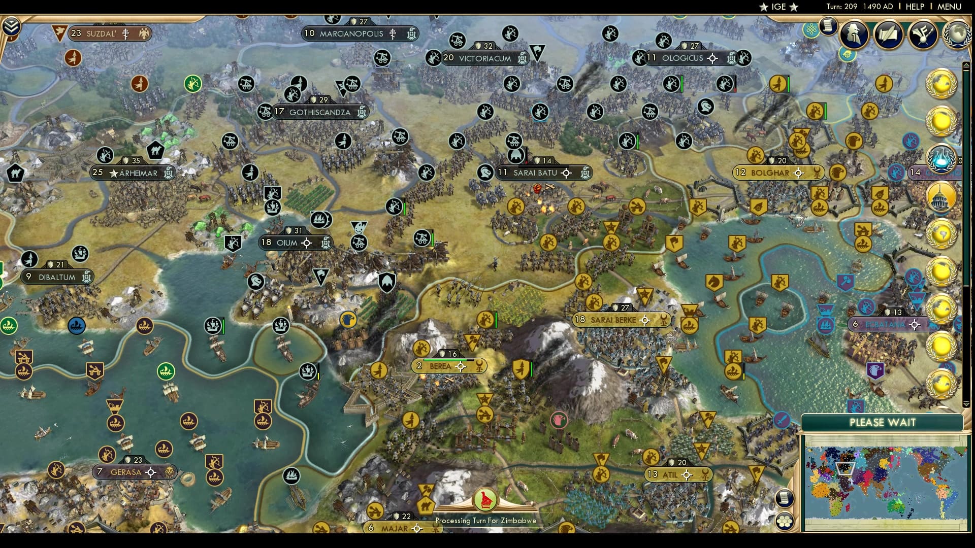 CBR In-Game Screenshot of Sarai Not Sarai