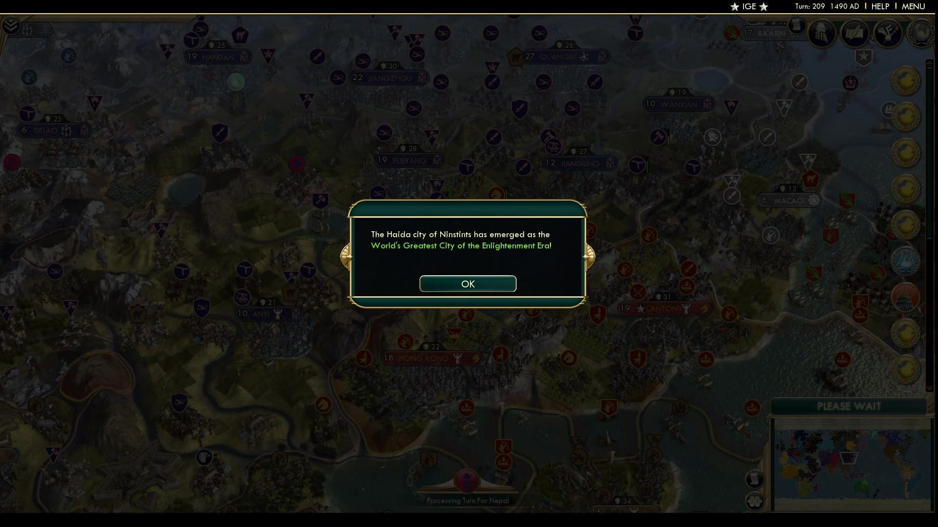 CBR In-Game Screenshot of Ninstint Gratification