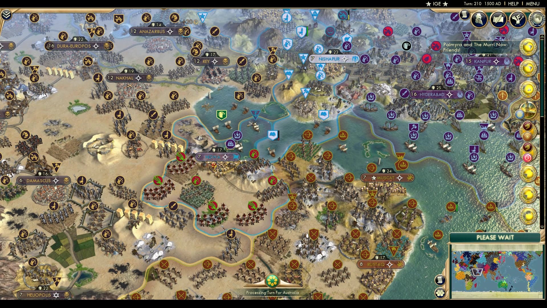 CBR In-Game Screenshot of Emrati Occupation