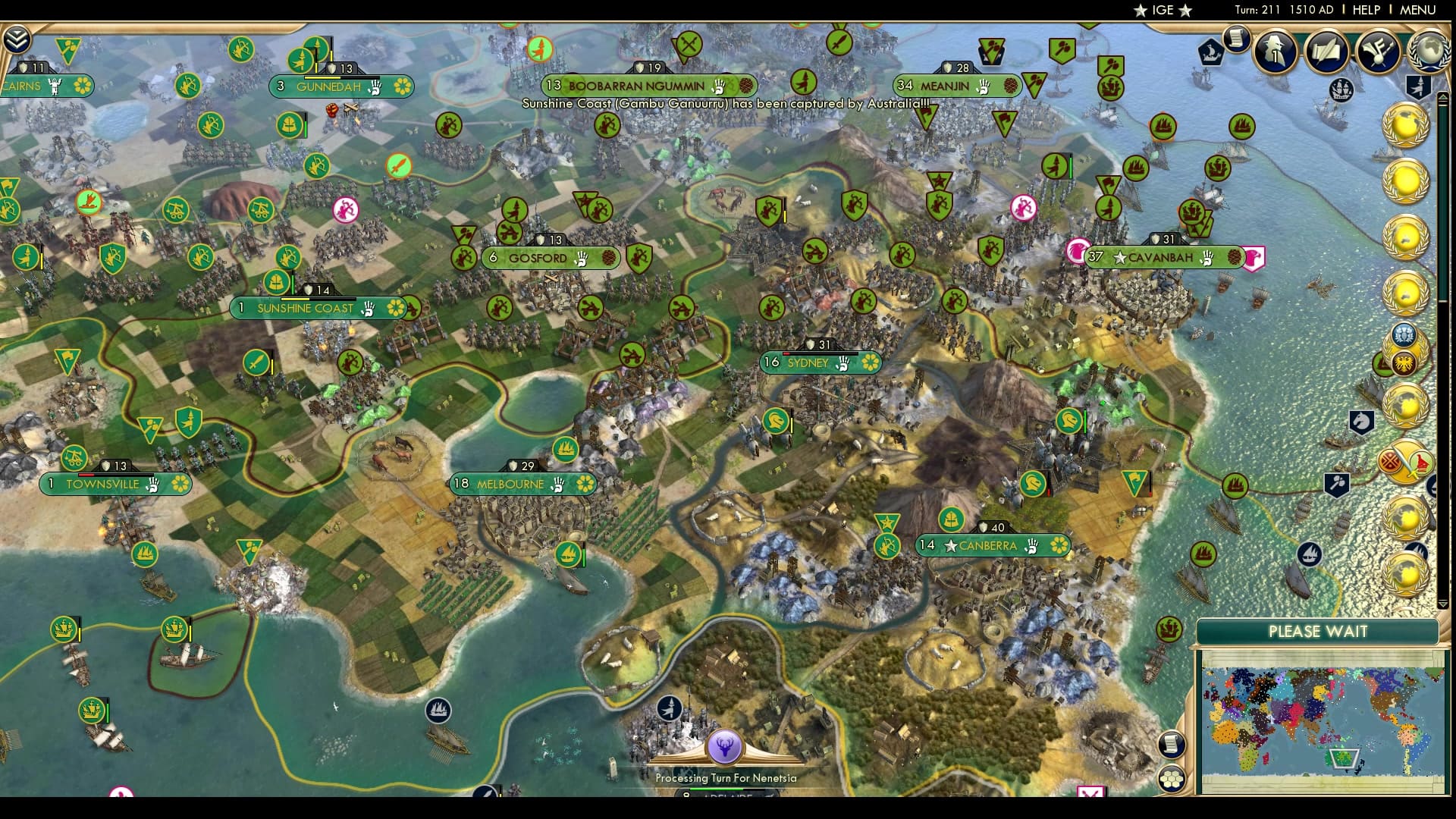 CBR In-Game Screenshot of Reverse Sweep