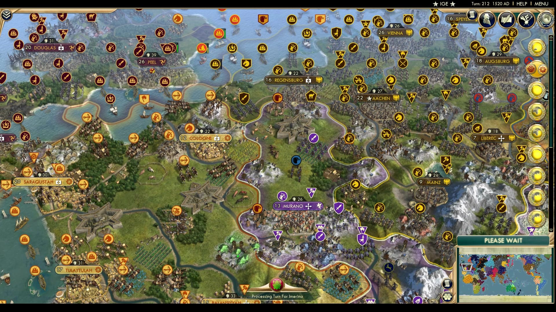 CBR In-Game Screenshot of Political Mainzfield