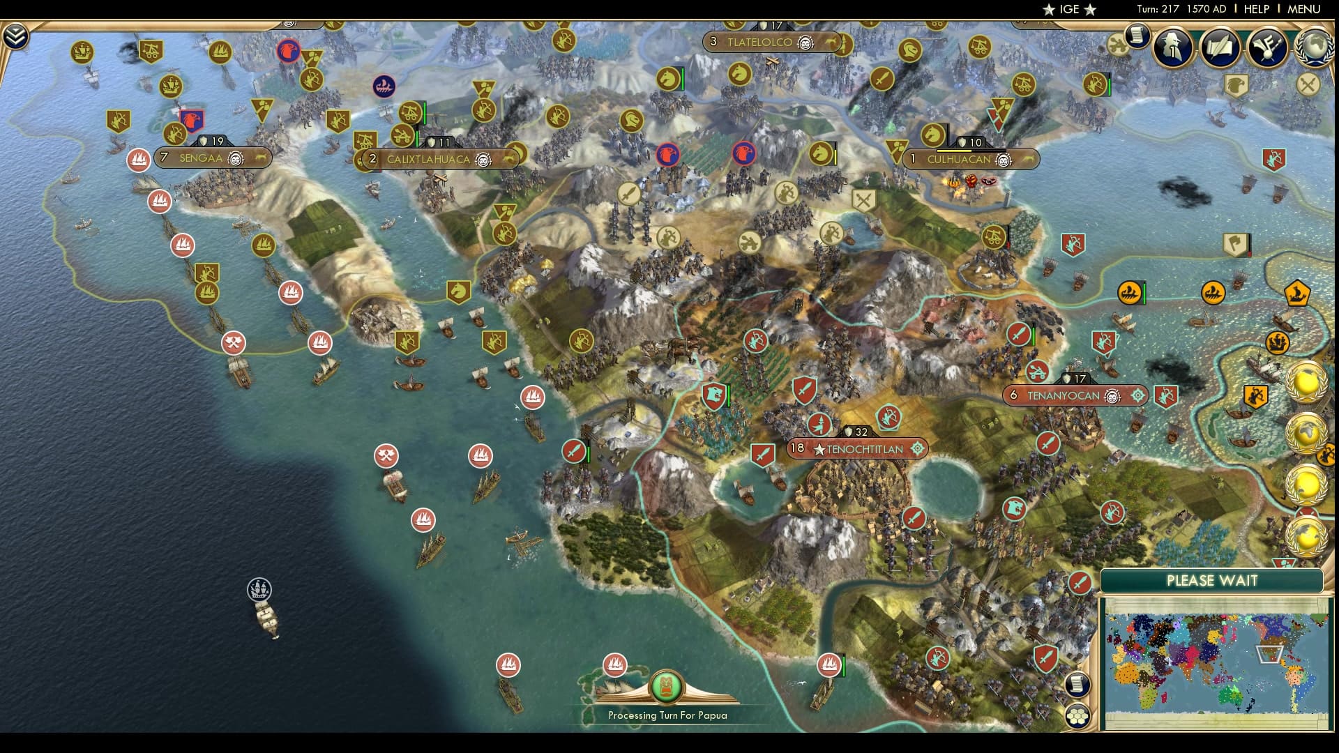 CBR In-Game Screenshot of Aztecs in Ashes
