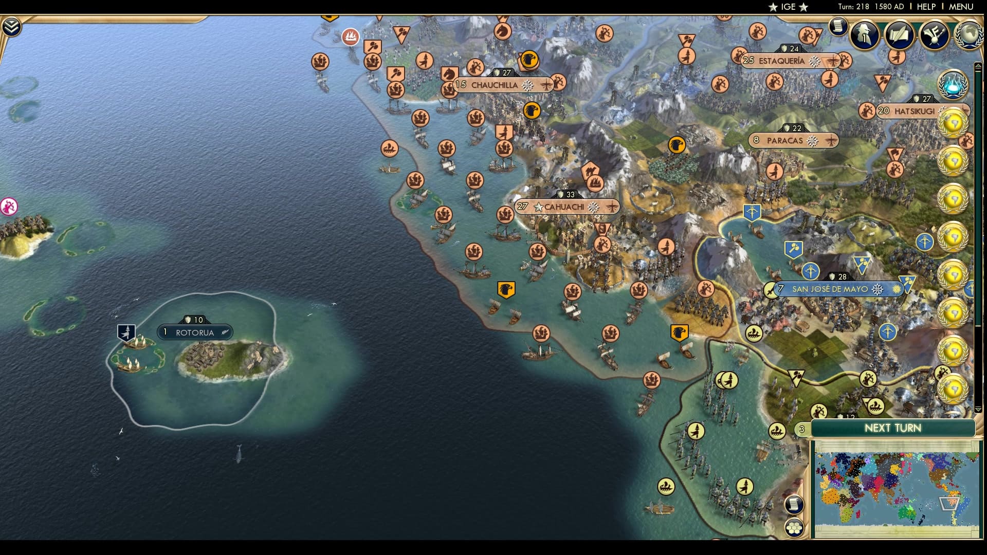 CBR In-Game Screenshot of Glorious Nazca Navy