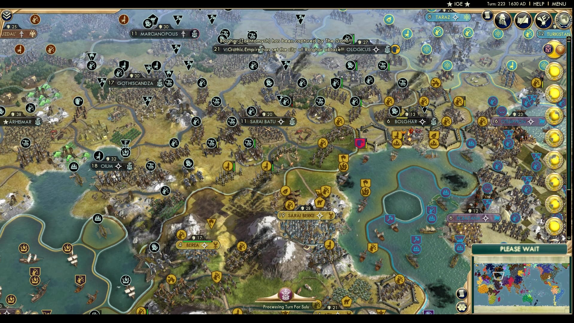 CBR In-Game Screenshot of E-Razing even more cities