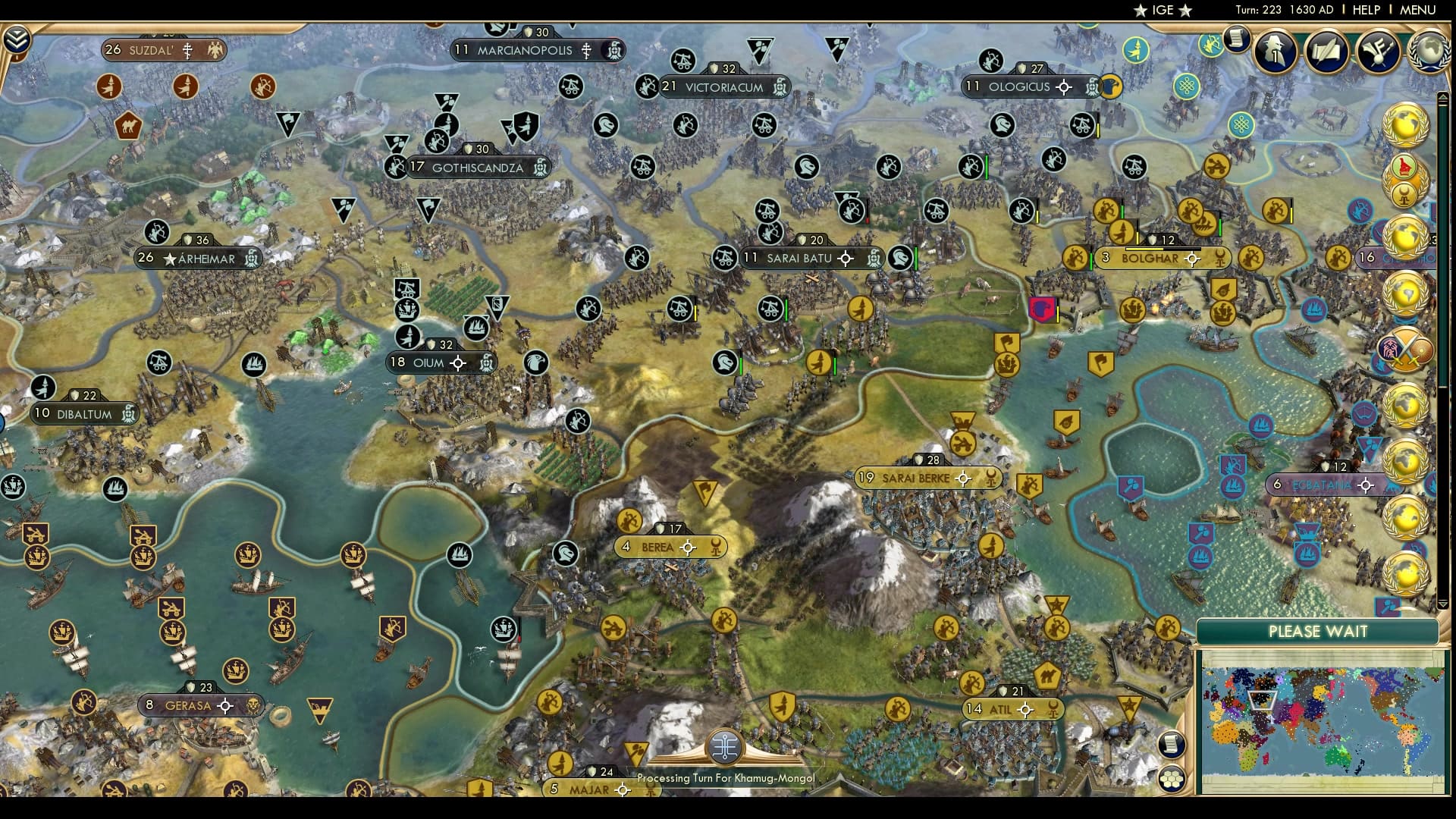 CBR In-Game Screenshot of Firefighters with Bows