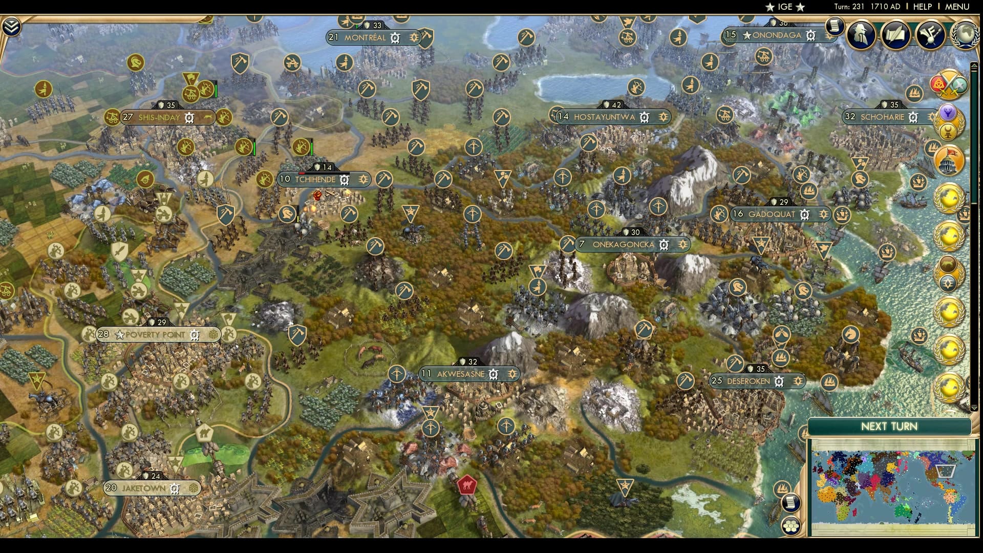 CBR In-Game Screenshot of Manifest Destiny Appeased