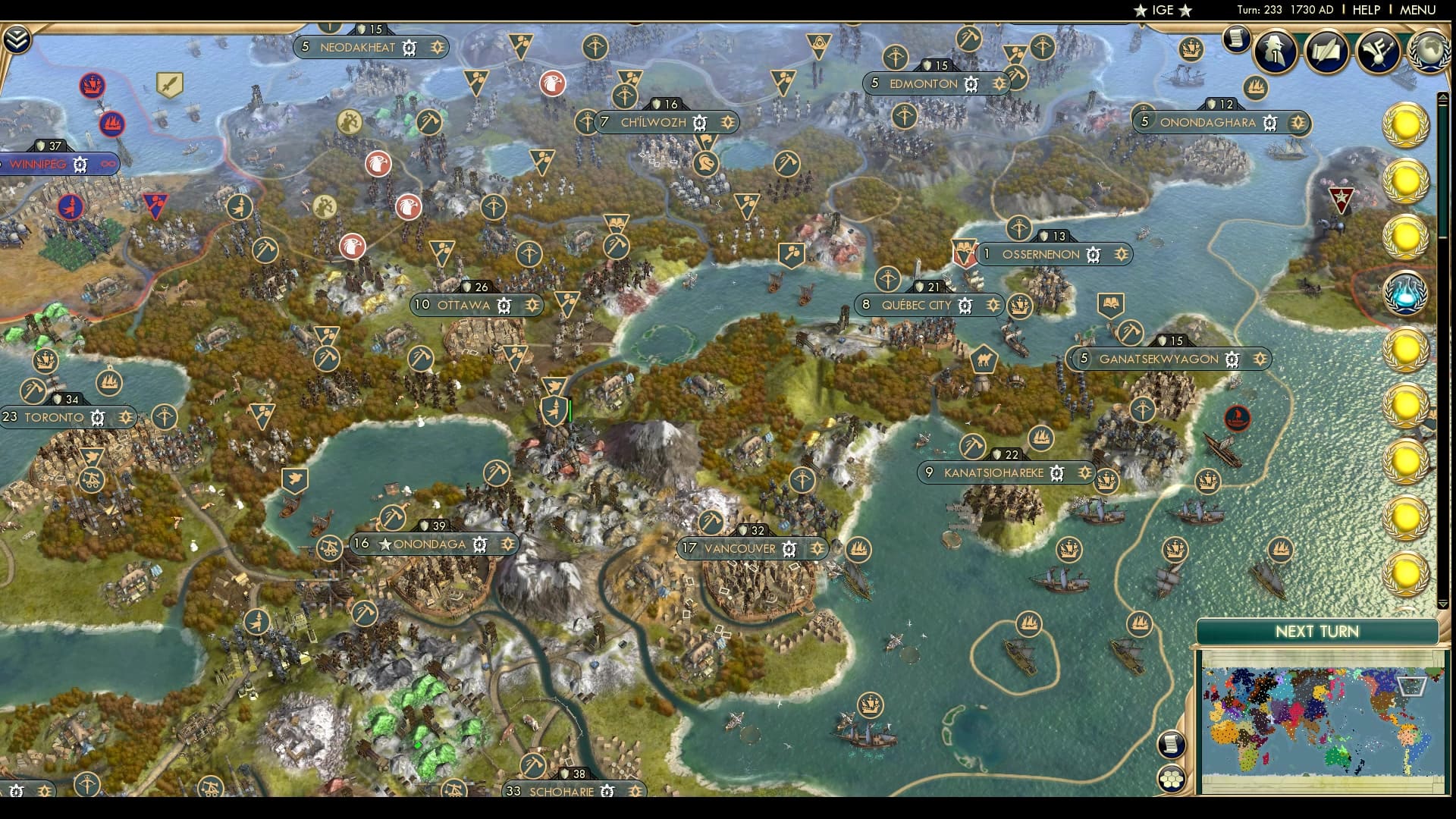 CBR In-Game Screenshot of Iroquois rebuilding