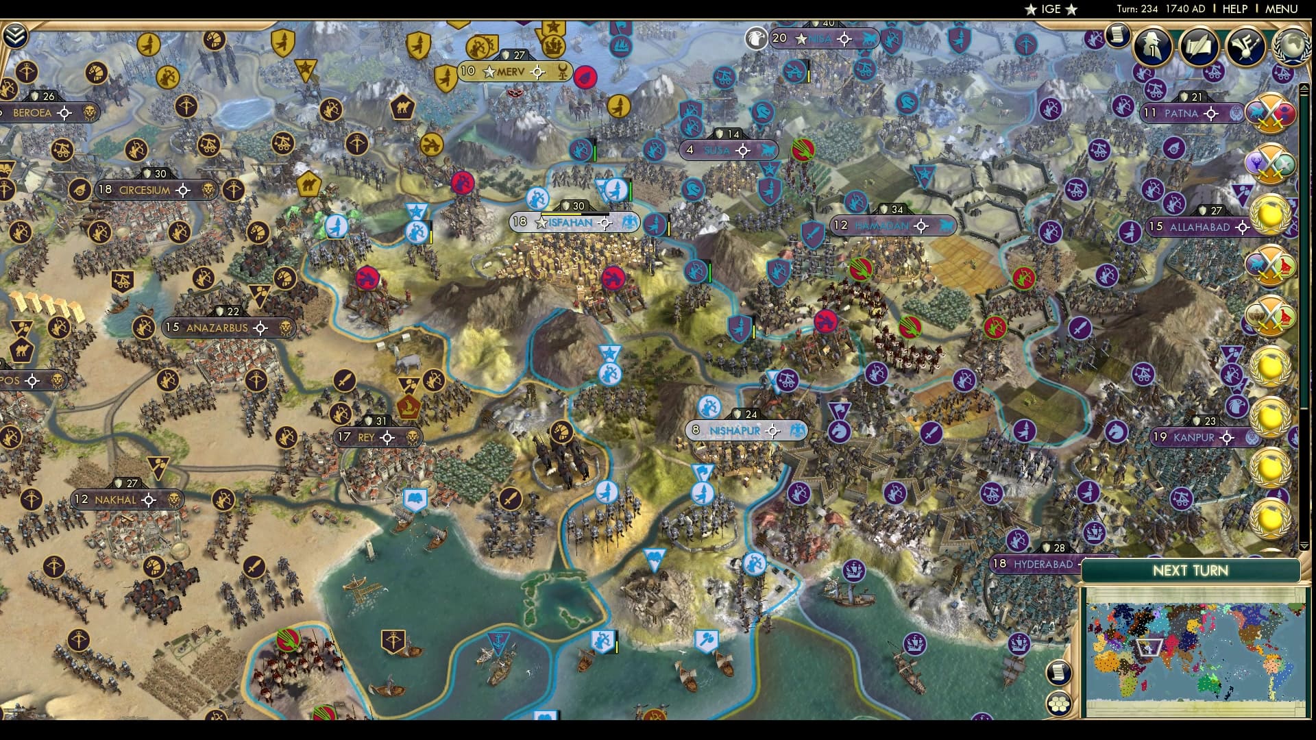 CBR In-Game Screenshot of Seljuqs Screwed