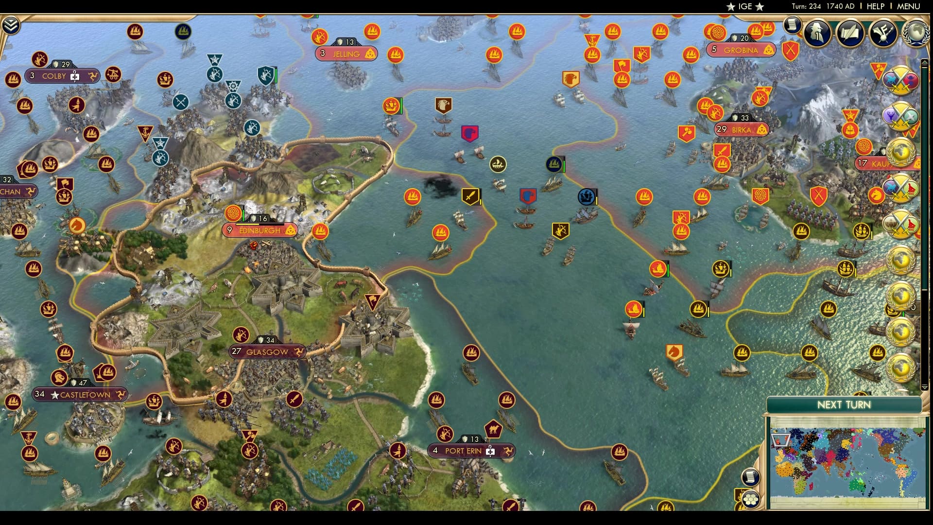 CBR In-Game Screenshot of Scots sequestered