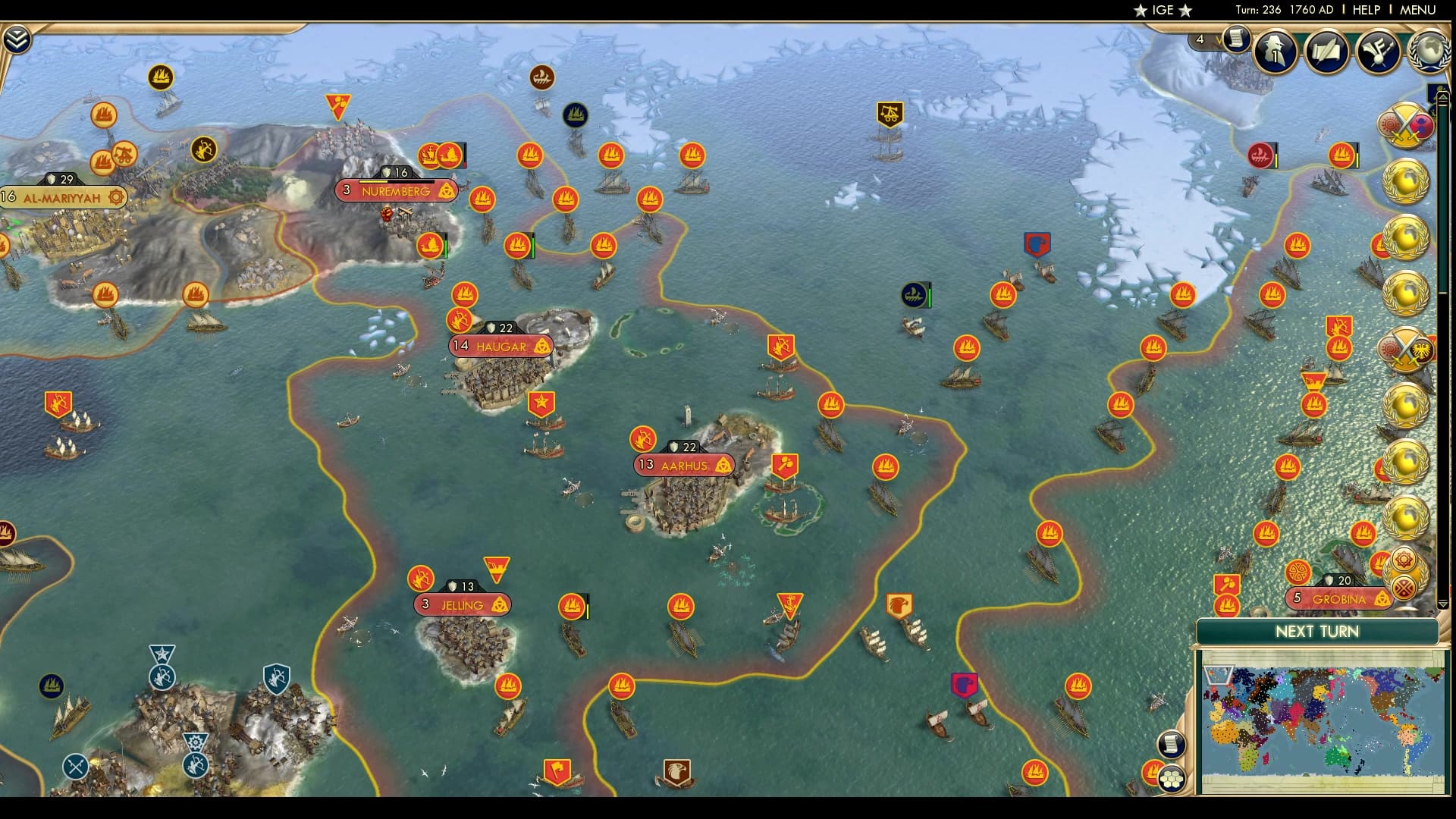 CBR In-Game Screenshot of Vikings charge ahead