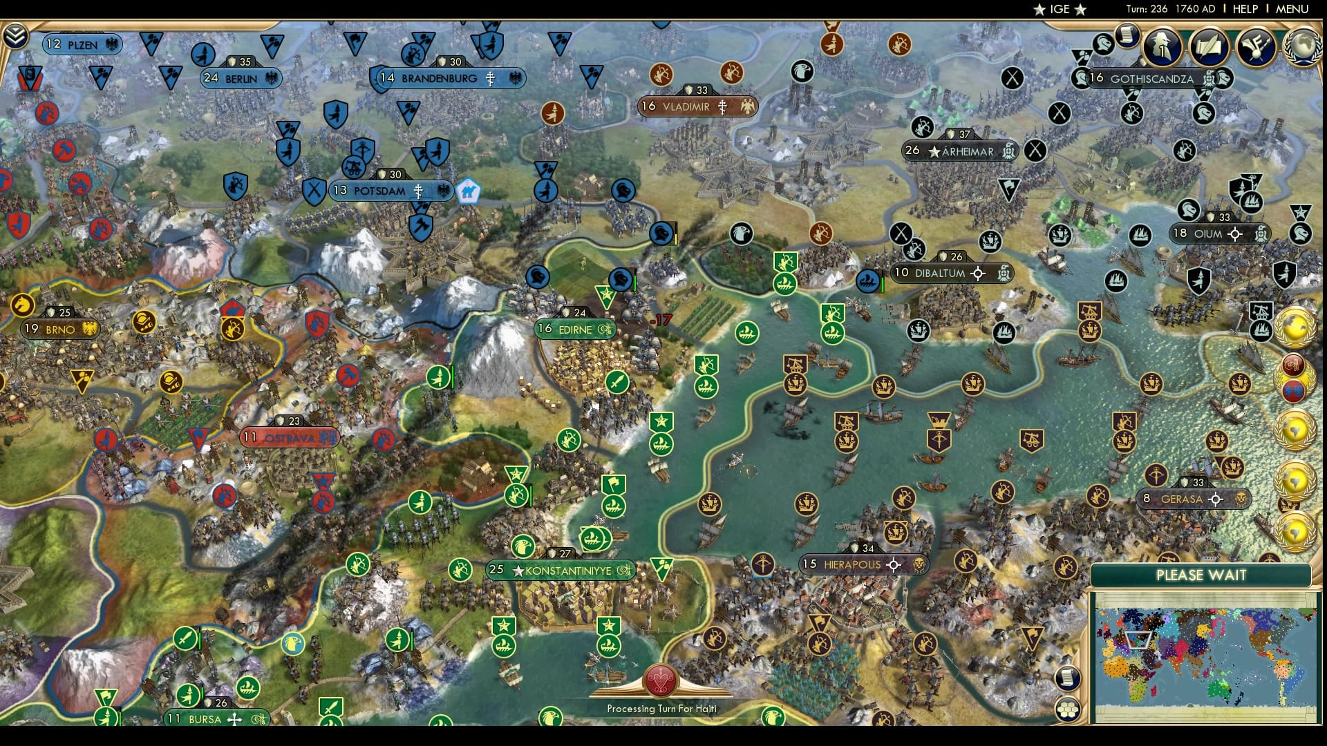 CBR In-Game Screenshot of Time for Turks