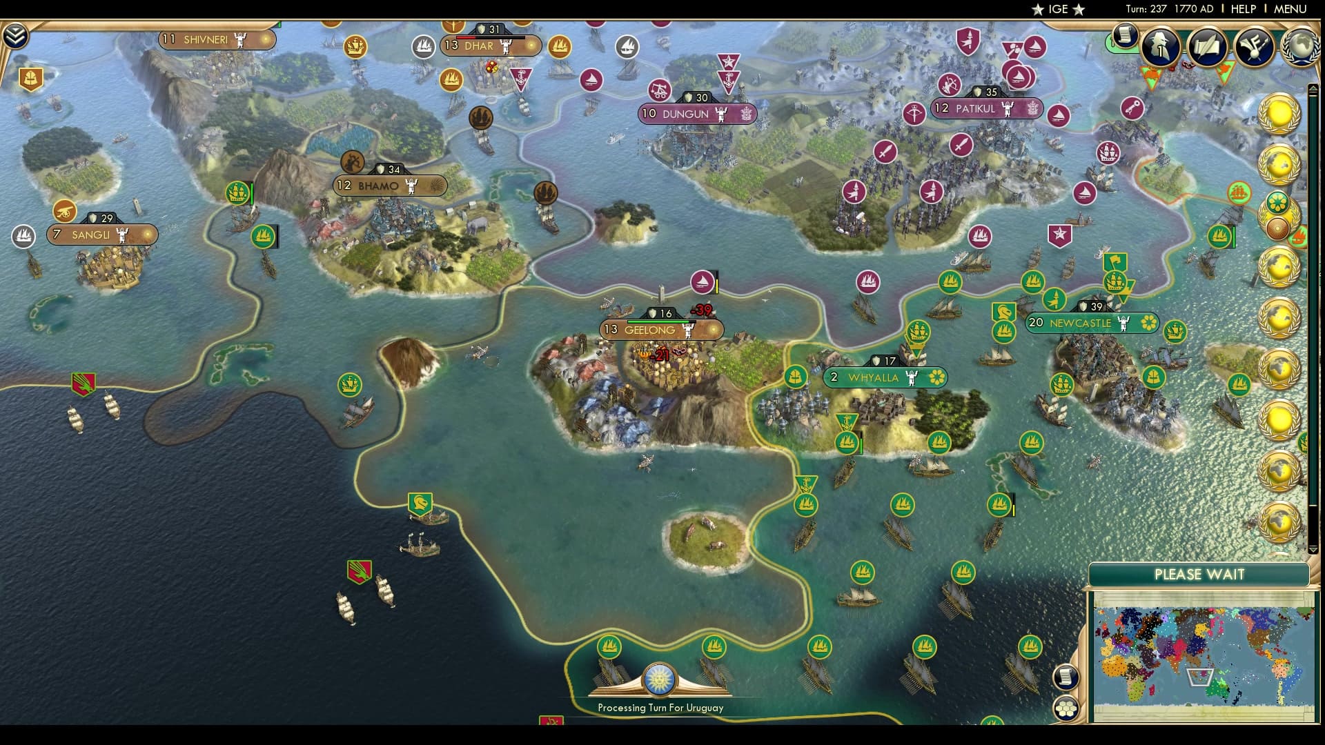 CBR In-Game Screenshot of Burning Peace