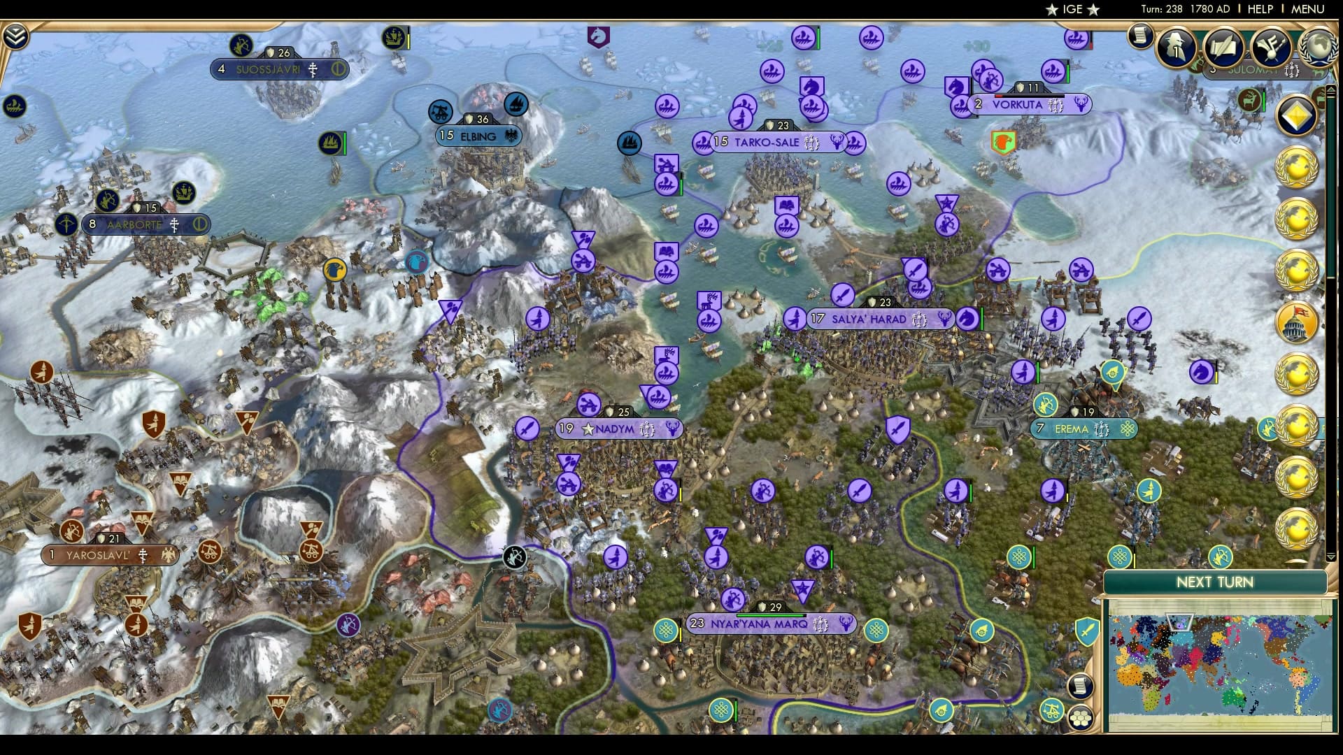 CBR In-Game Screenshot of Nenets march on