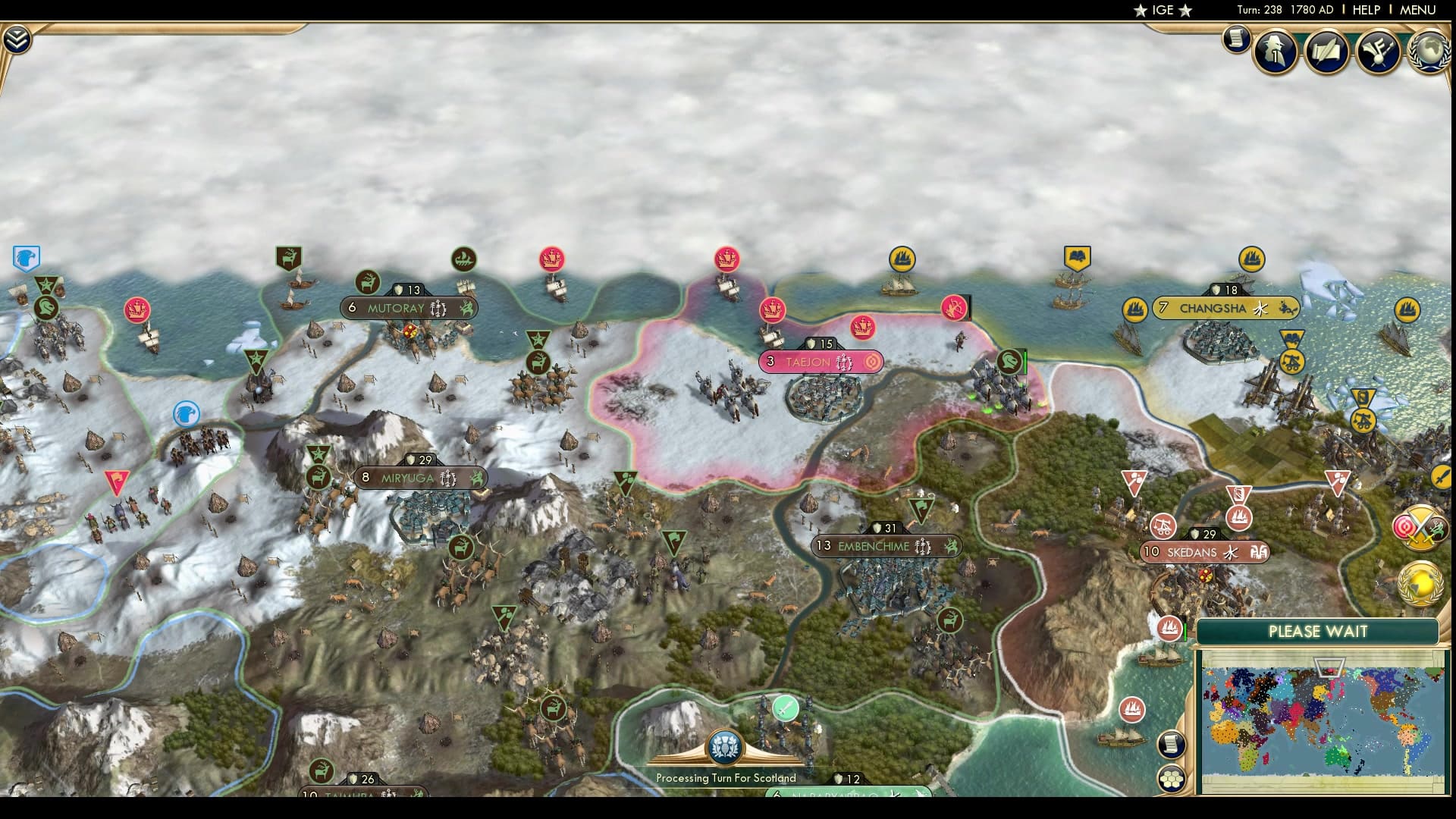 CBR In-Game Screenshot of When Reindeer Attack