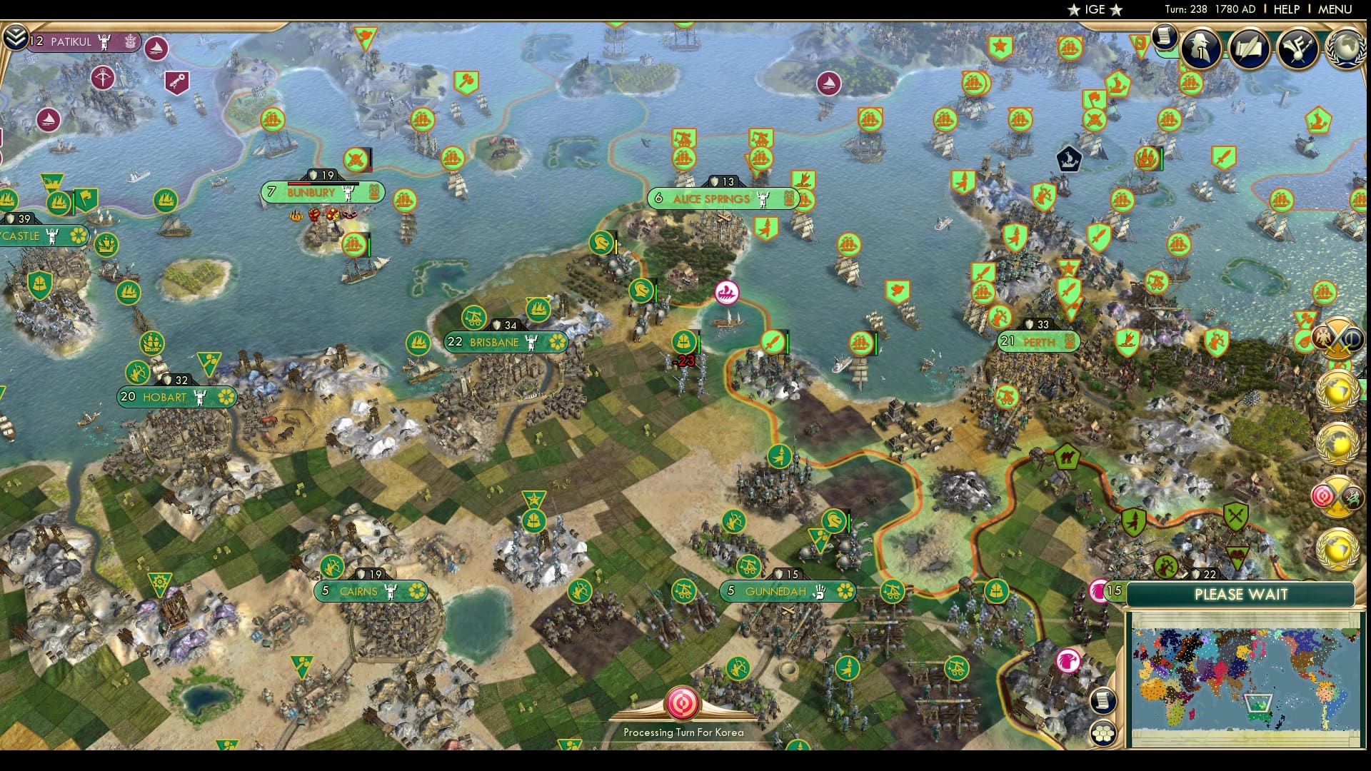 CBR In-Game Screenshot of Bunbury? More like BURNbury.