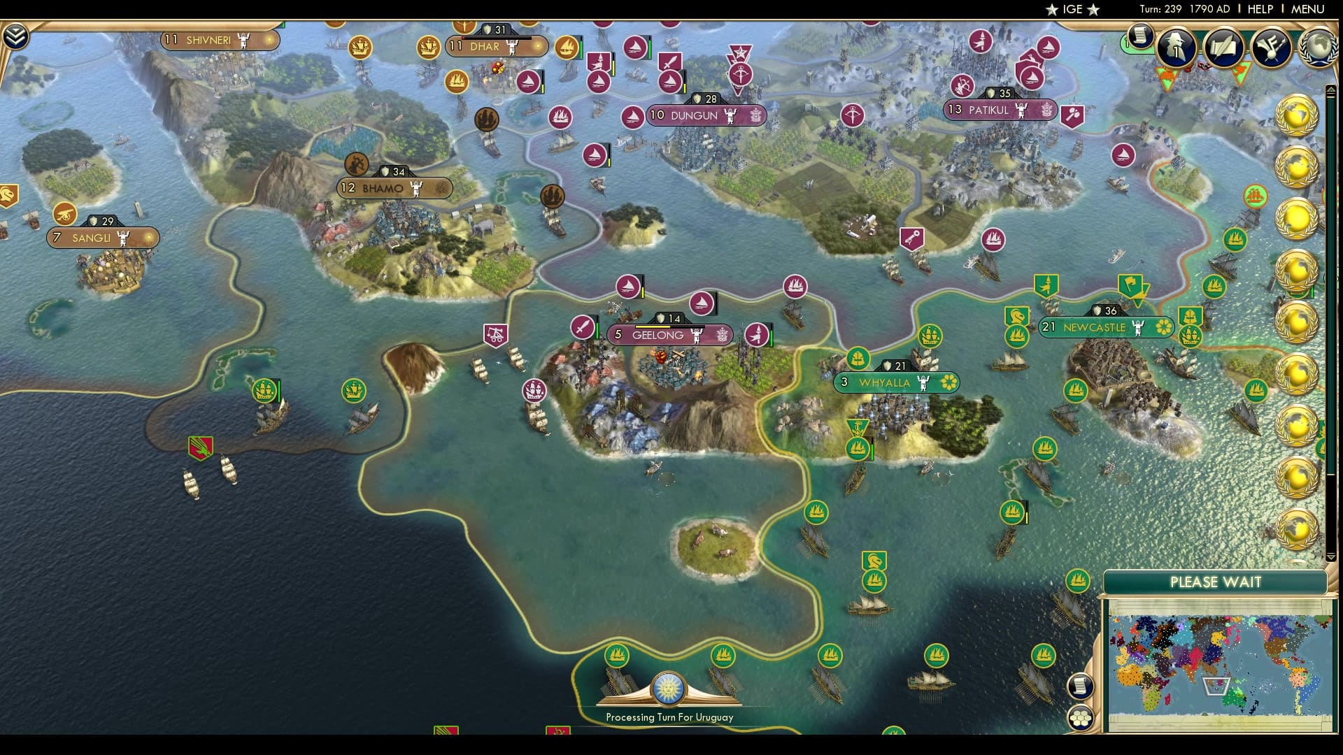 CBR In-Game Screenshot of Sulu stops the burning!