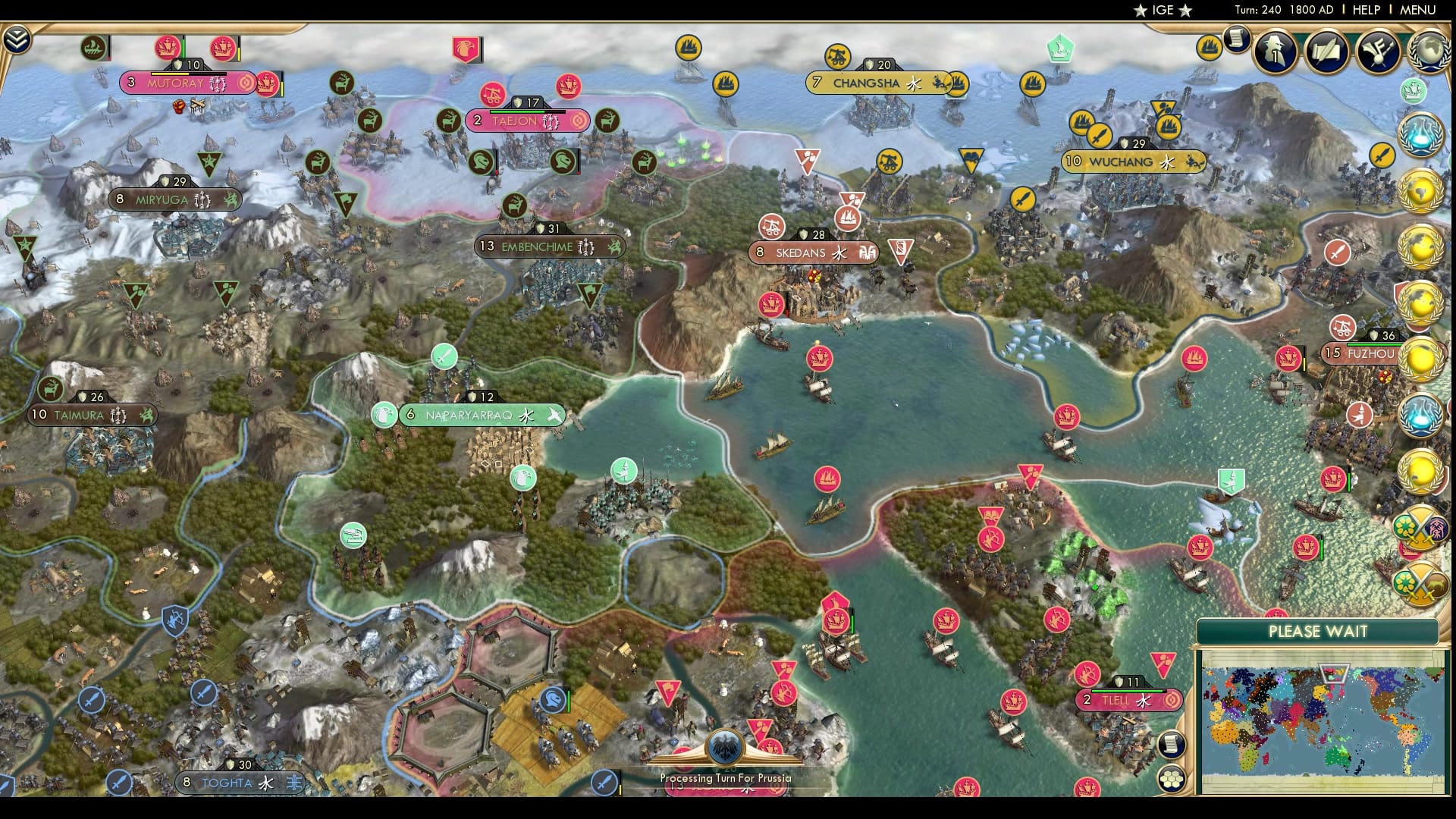 CBR In-Game Screenshot of Korea stronk