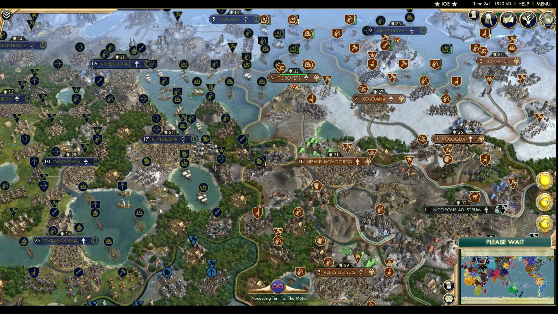 CBR In-Game Screenshot of The Ok Northern War