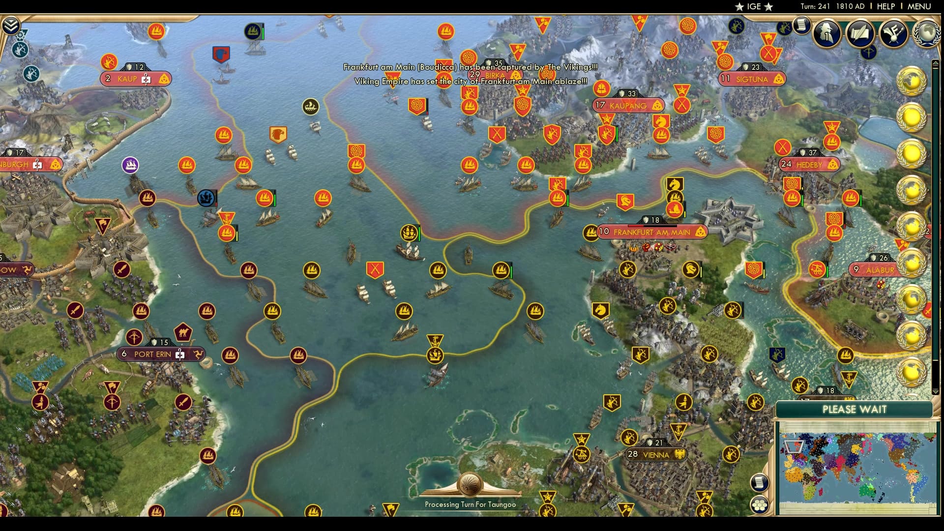 CBR In-Game Screenshot of Frankfurt on Fire