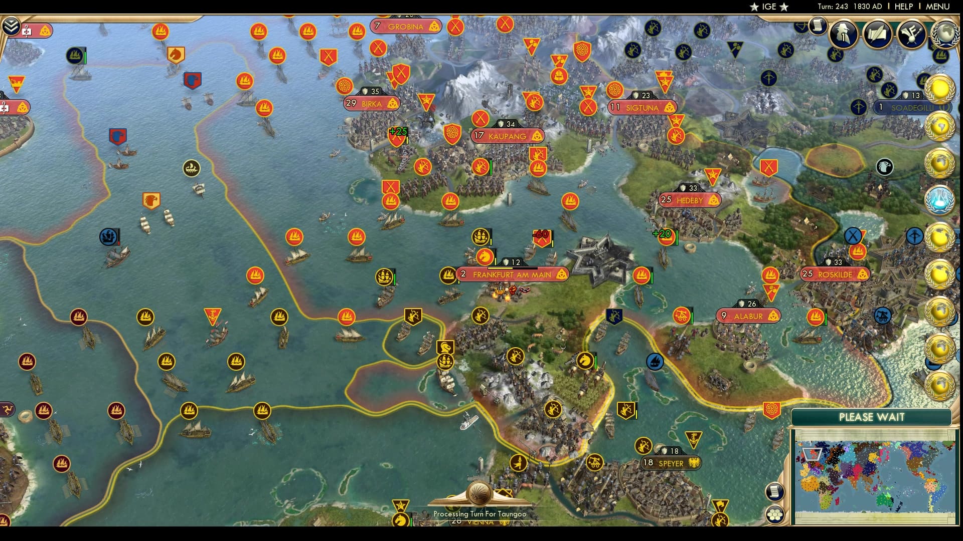 CBR In-Game Screenshot of Burnt Frankfurt