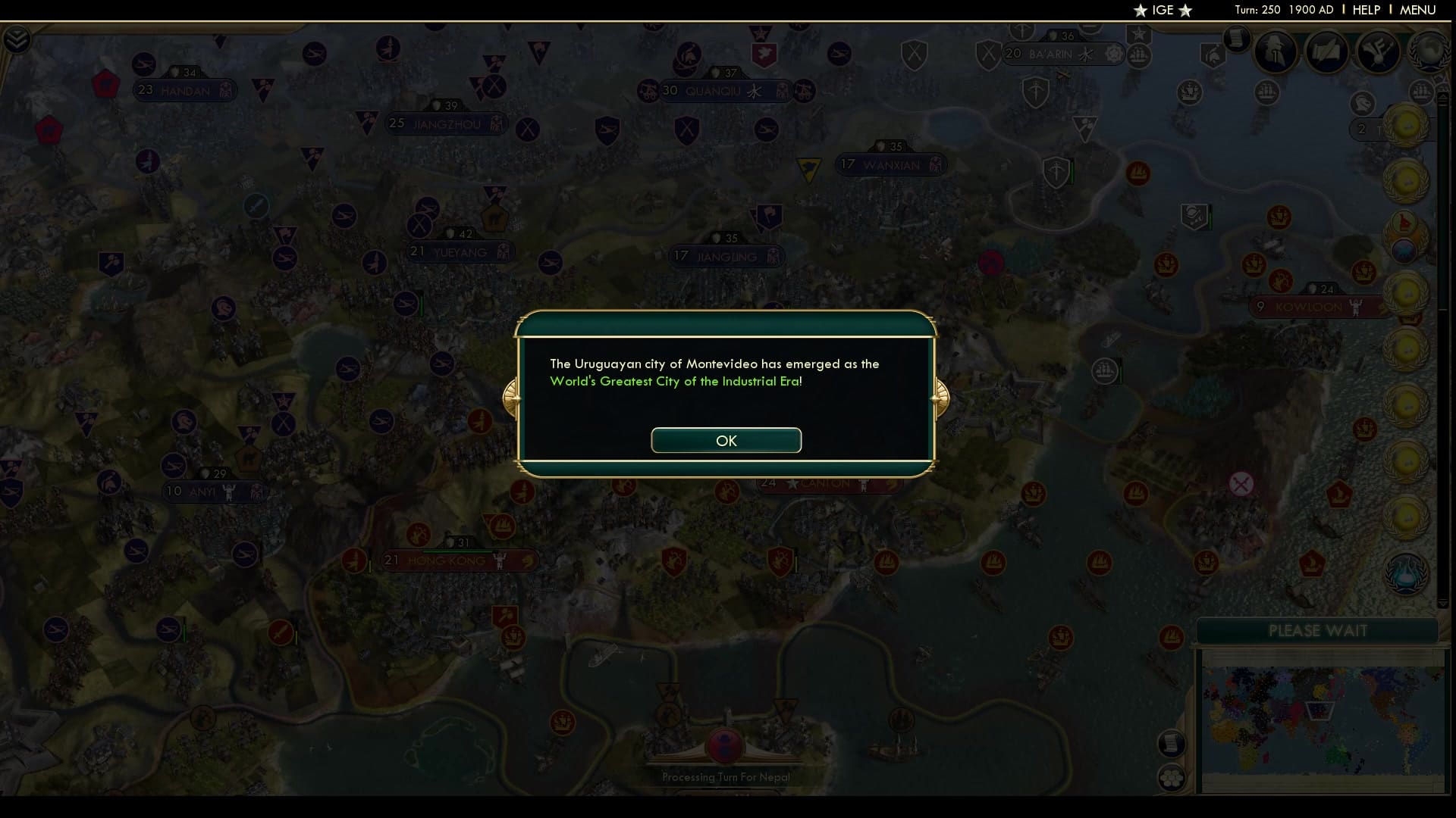 CBR In-Game Screenshot of A New Era