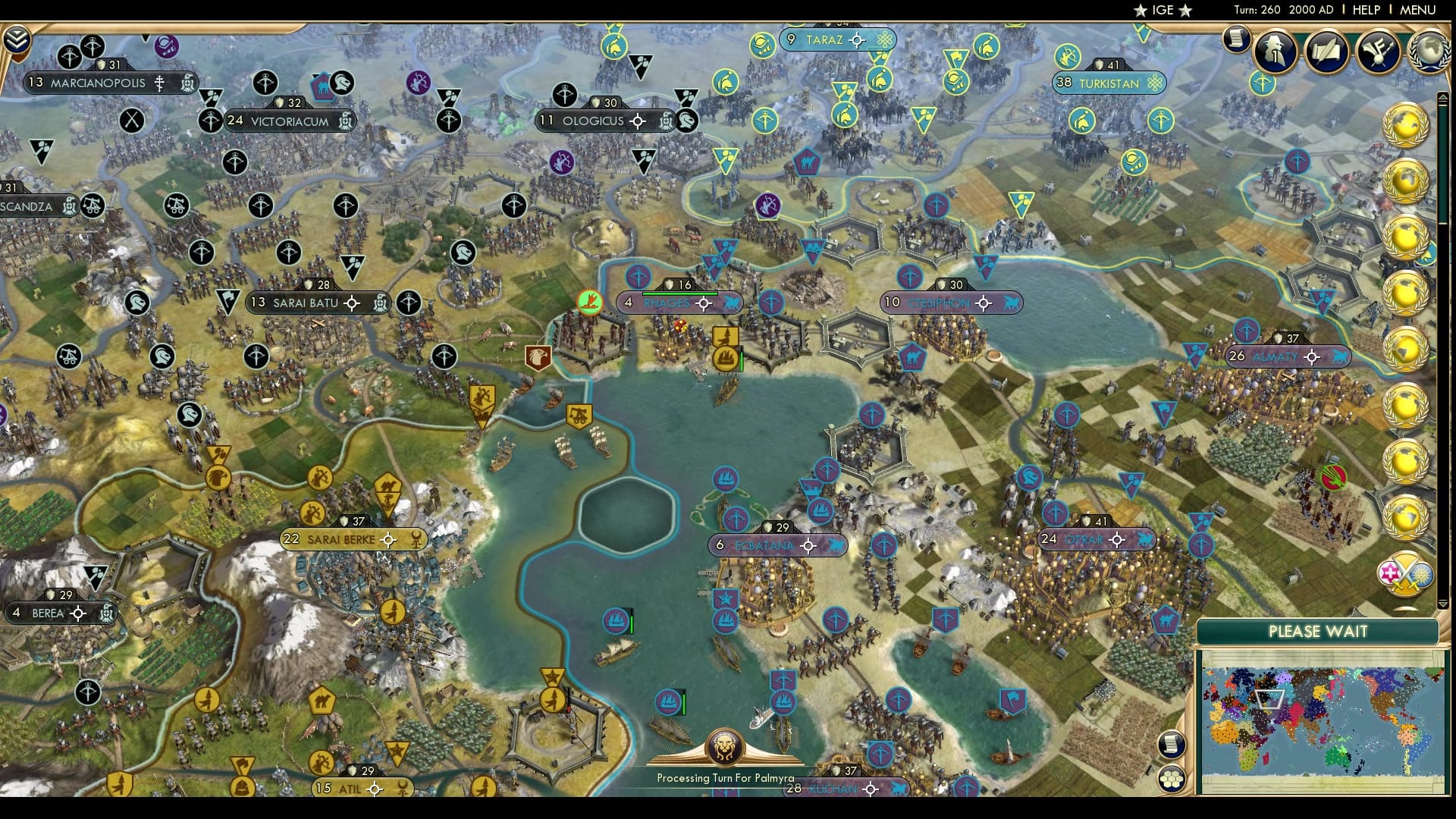 CBR In-Game Screenshot of A Pikeman and His Boat