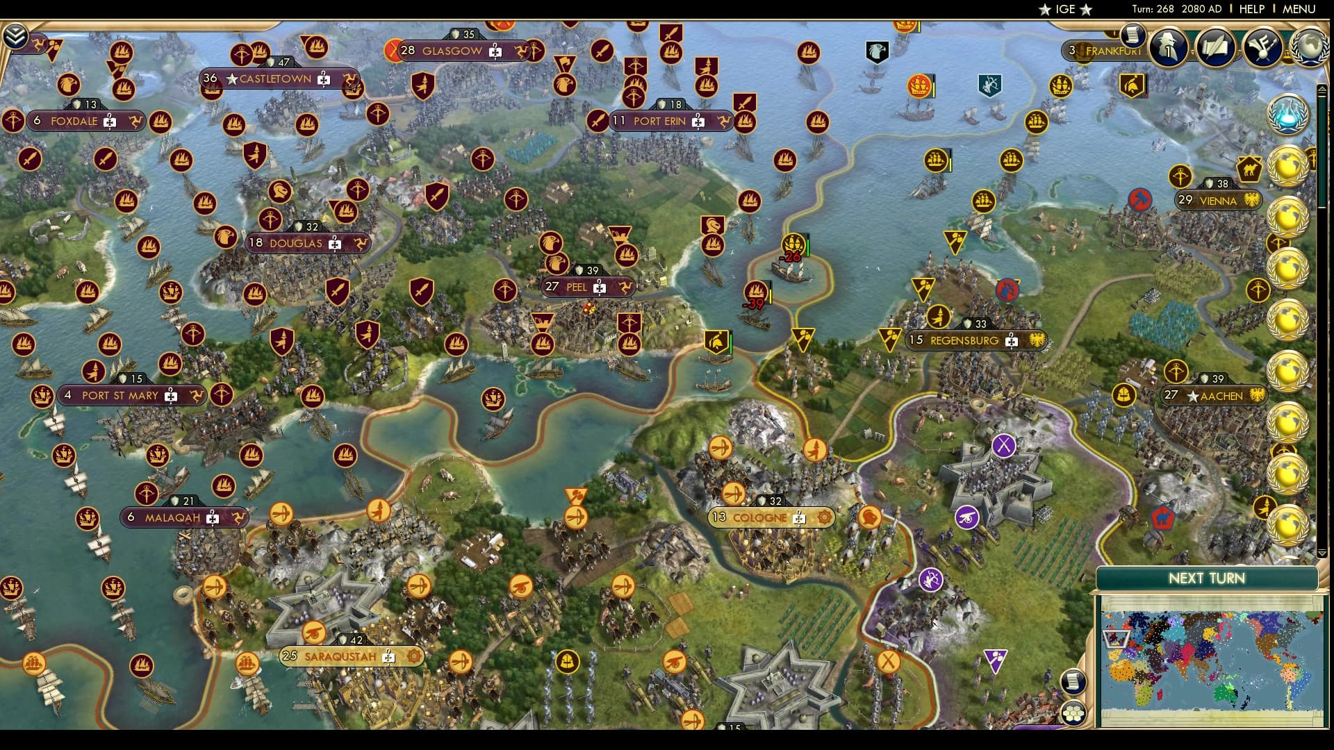 CBR In-Game Screenshot of A Weaker Britain