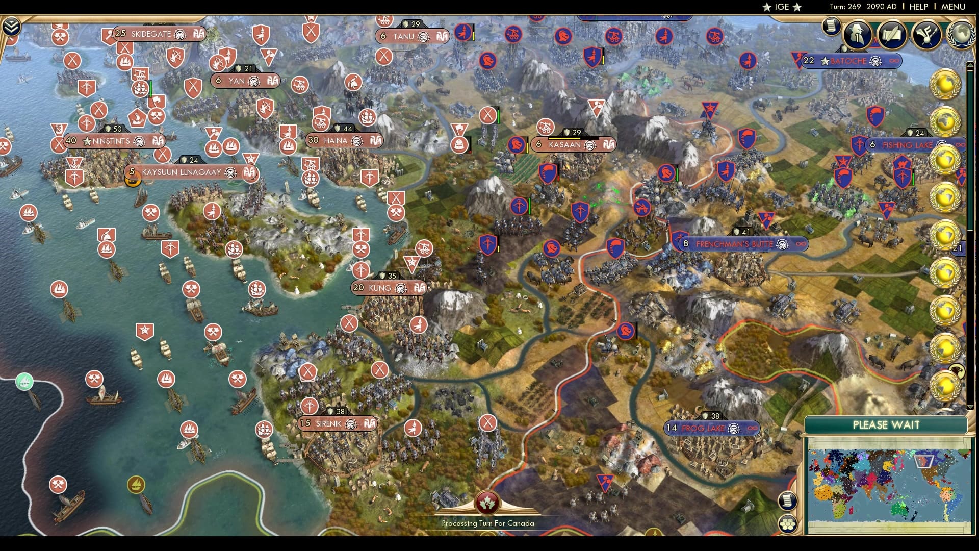 CBR In-Game Screenshot of Haida Flounders