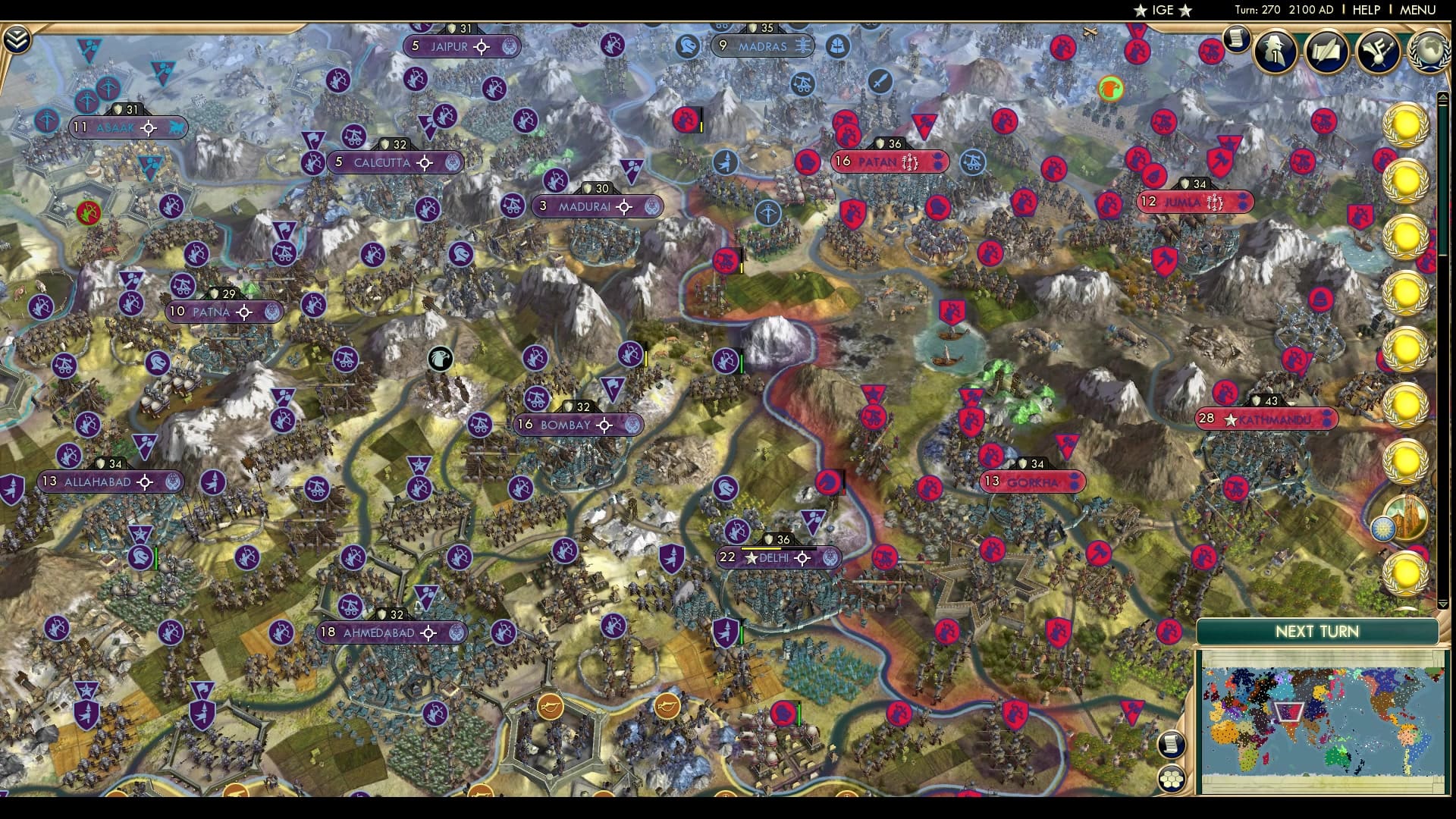 CBR In-Game Screenshot of Indira Endangered