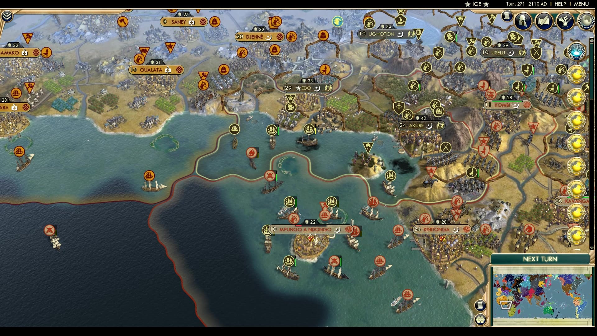CBR In-Game Screenshot of Island Campaign