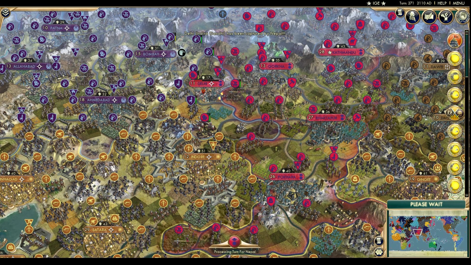 CBR In-Game Screenshot of Absolute Failure