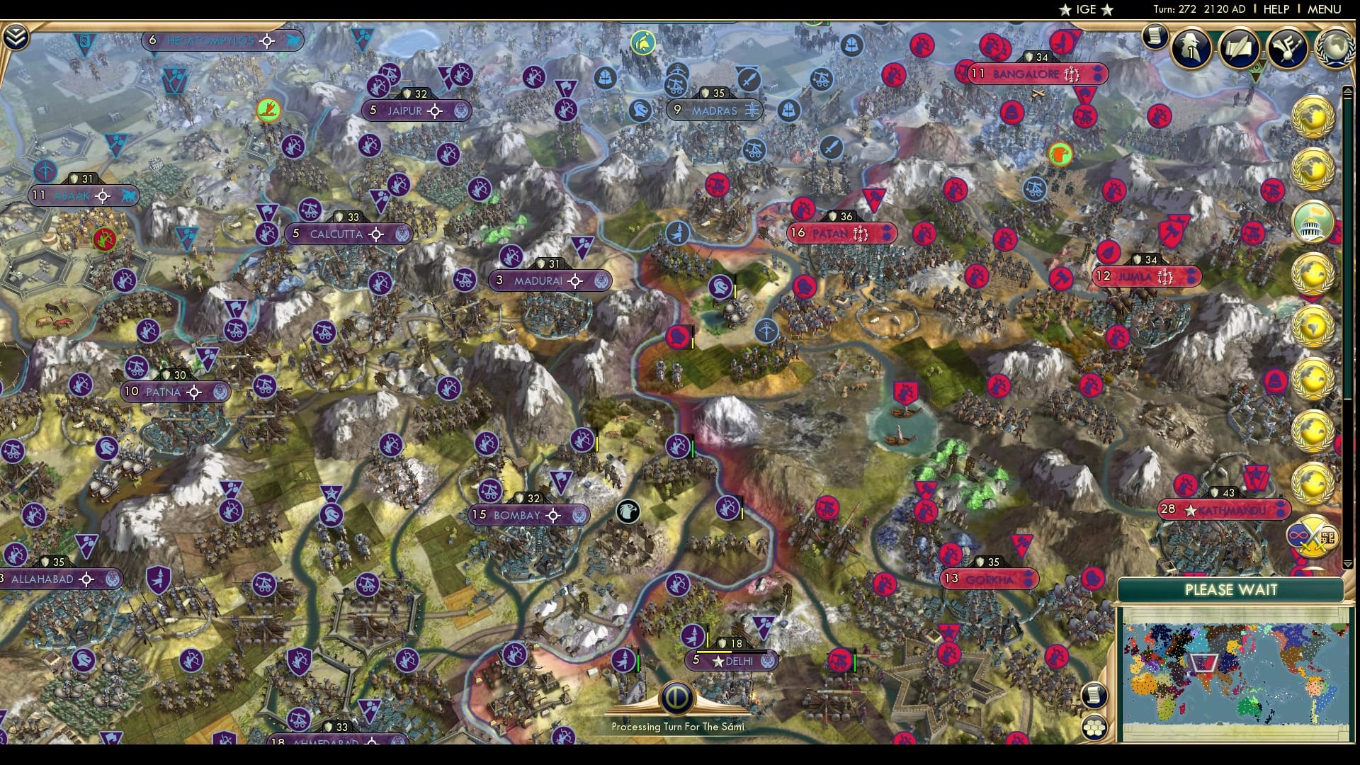 CBR In-Game Screenshot of Dehli Back