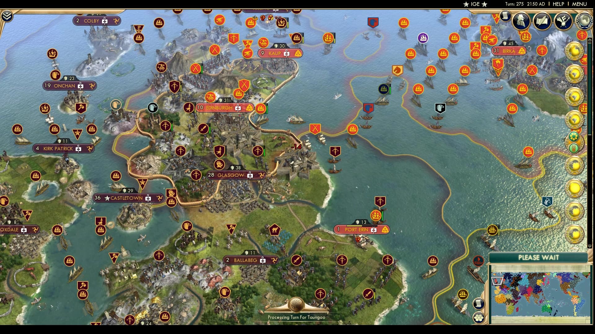 CBR In-Game Screenshot of Erin is having a bad day