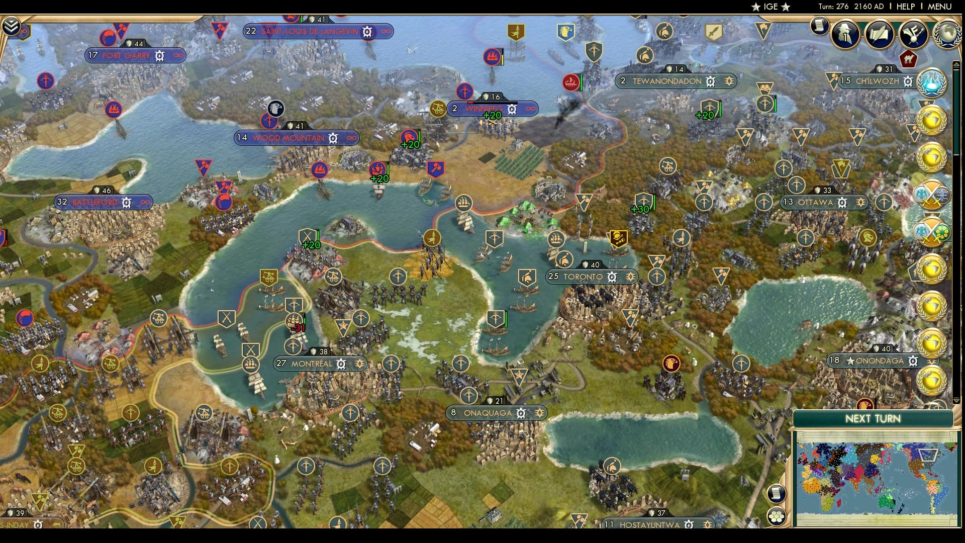 CBR In-Game Screenshot of Winnipeg Decimated