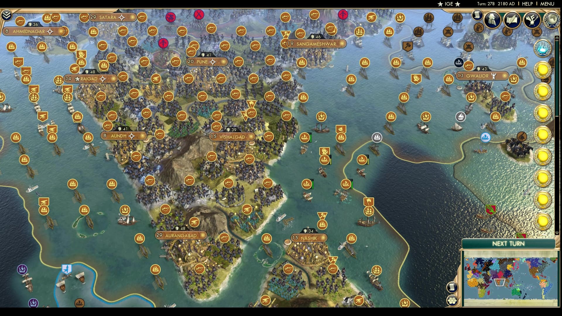 CBR In-Game Screenshot of MARATHA CORE