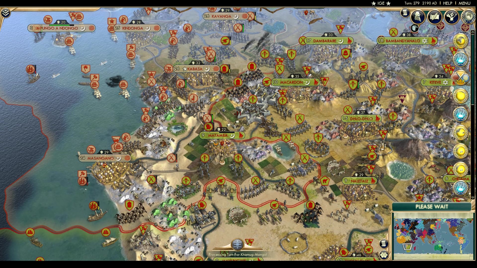 CBR In-Game Screenshot of Zimbabwe Makes Progress