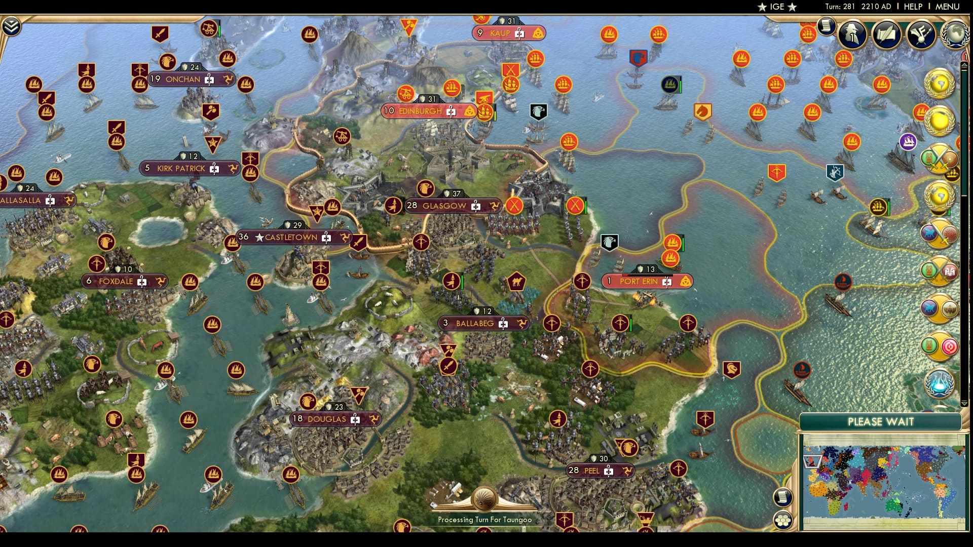 CBR In-Game Screenshot of The Battle for the Isle