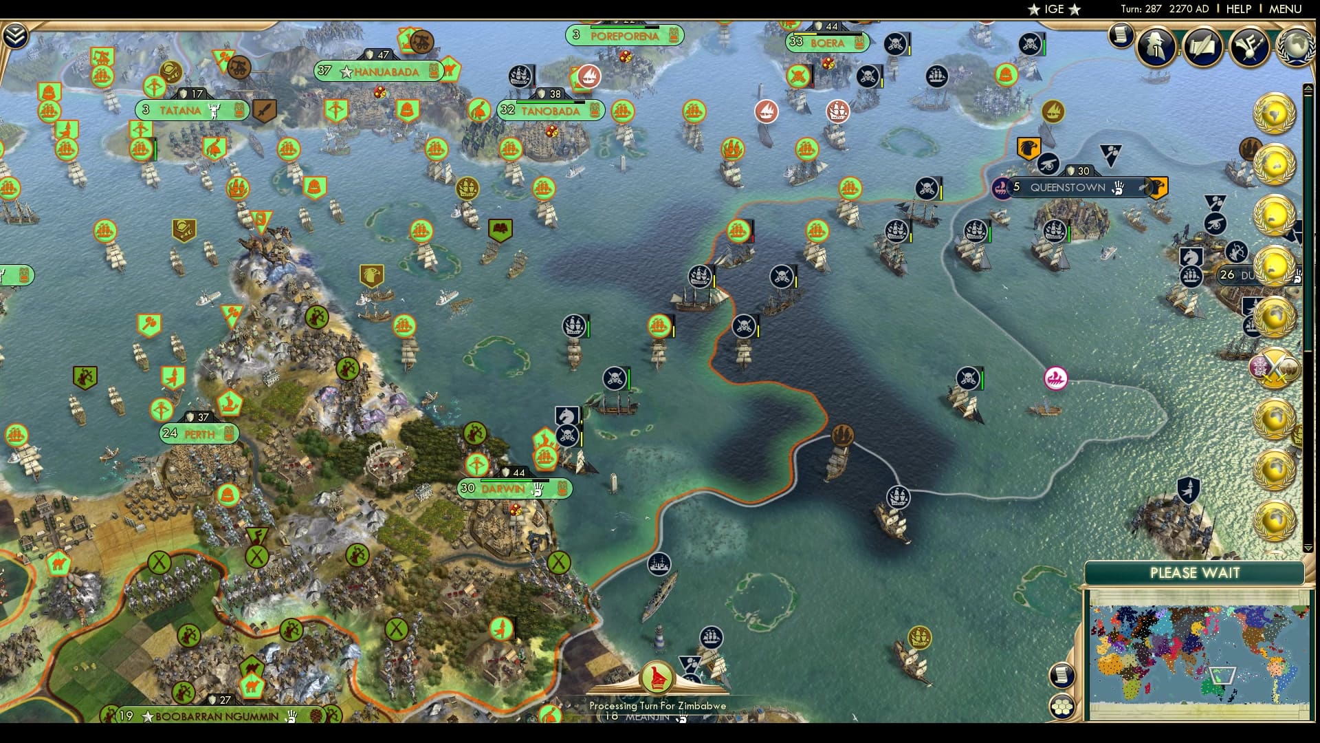 CBR In-Game Screenshot of Cruisin’ Pa Pu A