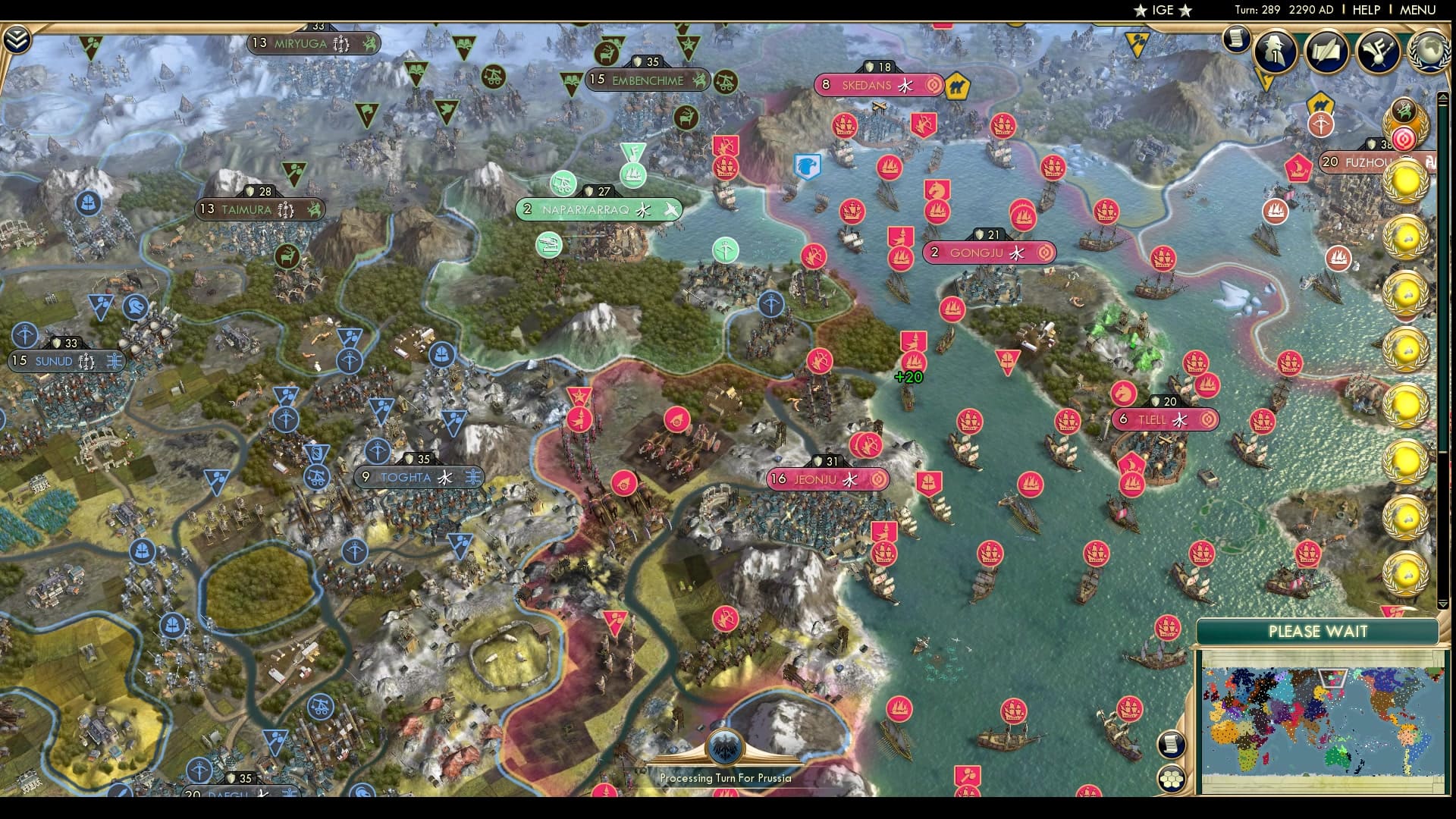 CBR In-Game Screenshot of Peaceful War