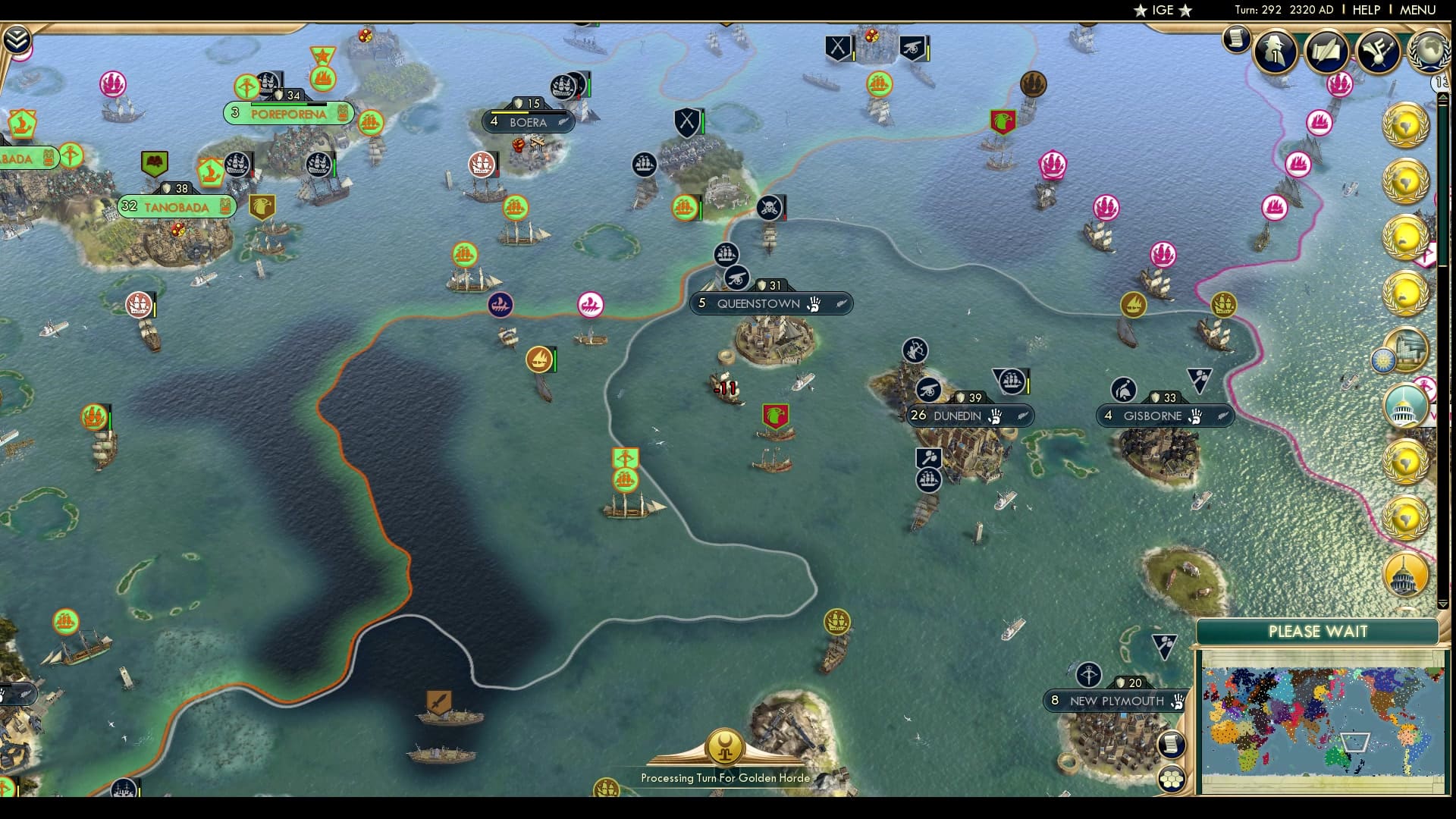 CBR In-Game Screenshot of Getting Boera-d