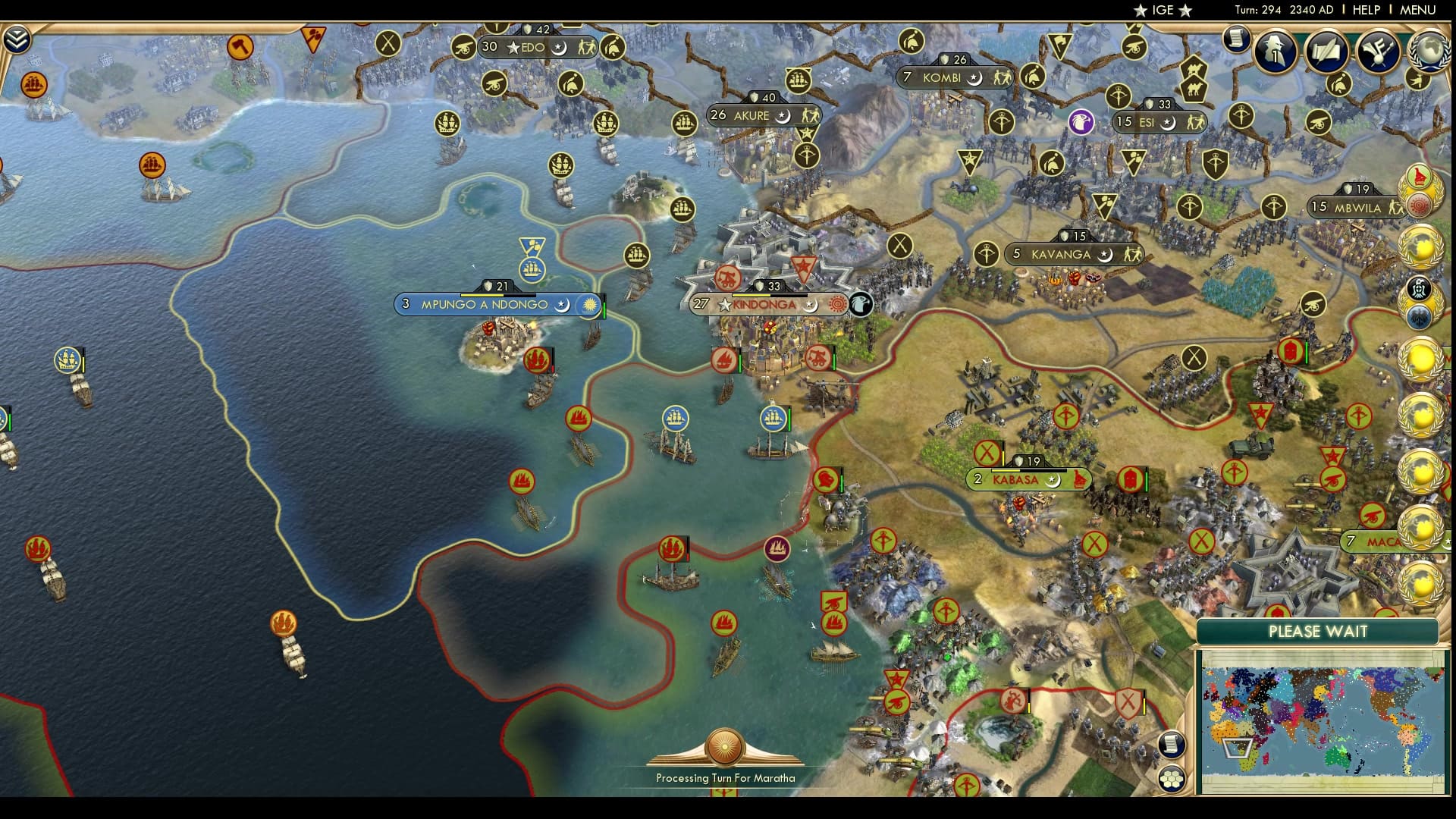 CBR In-Game Screenshot of On Your Knees, Ndongo.