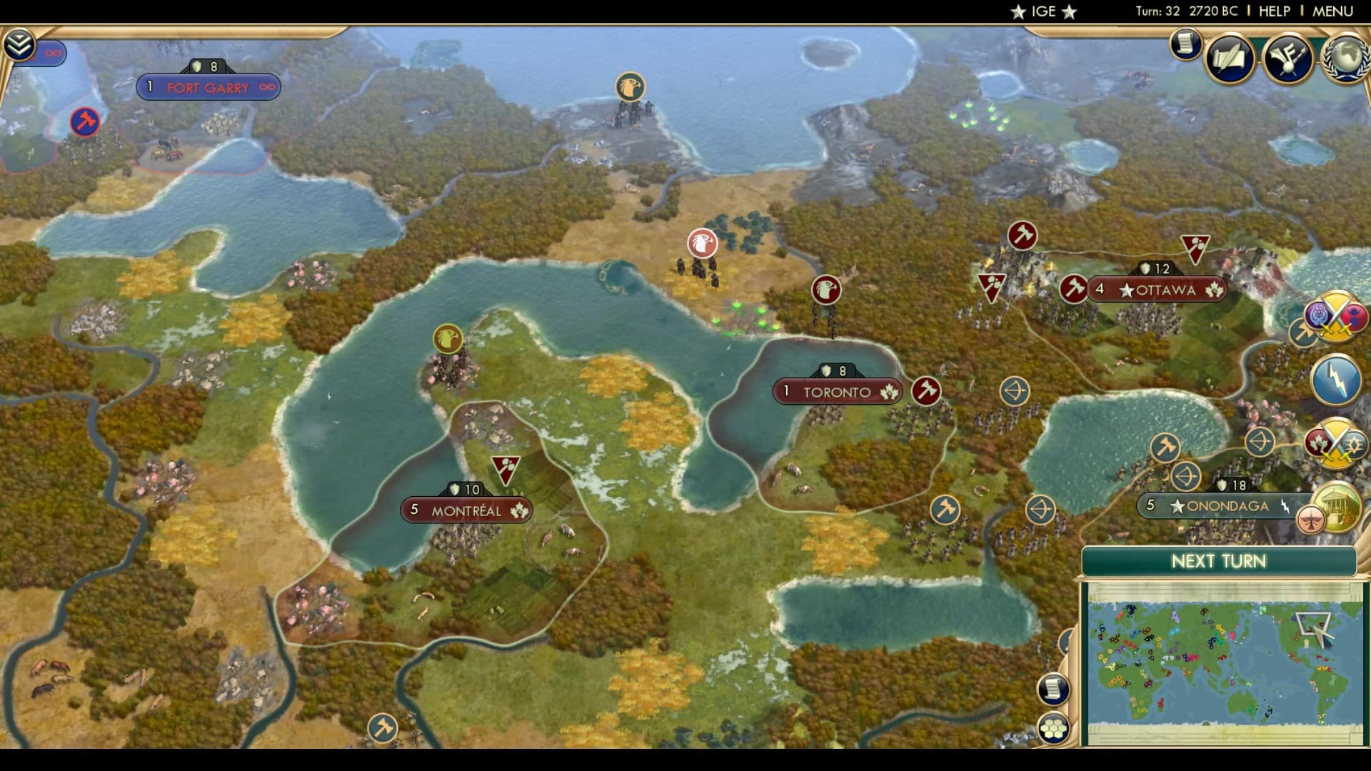 CBR In-Game Screenshot of The War of Niagara Falls