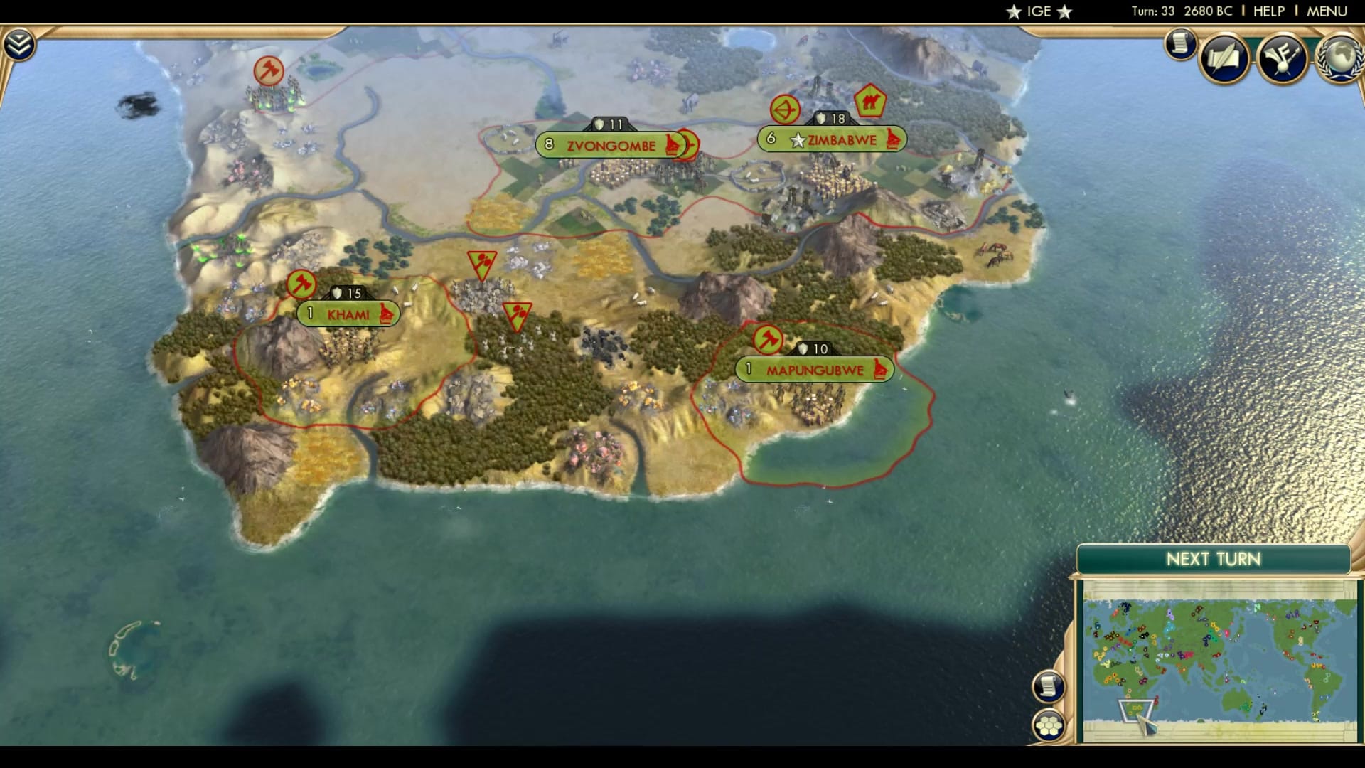 CBR In-Game Screenshot of The Peaceful Provinces