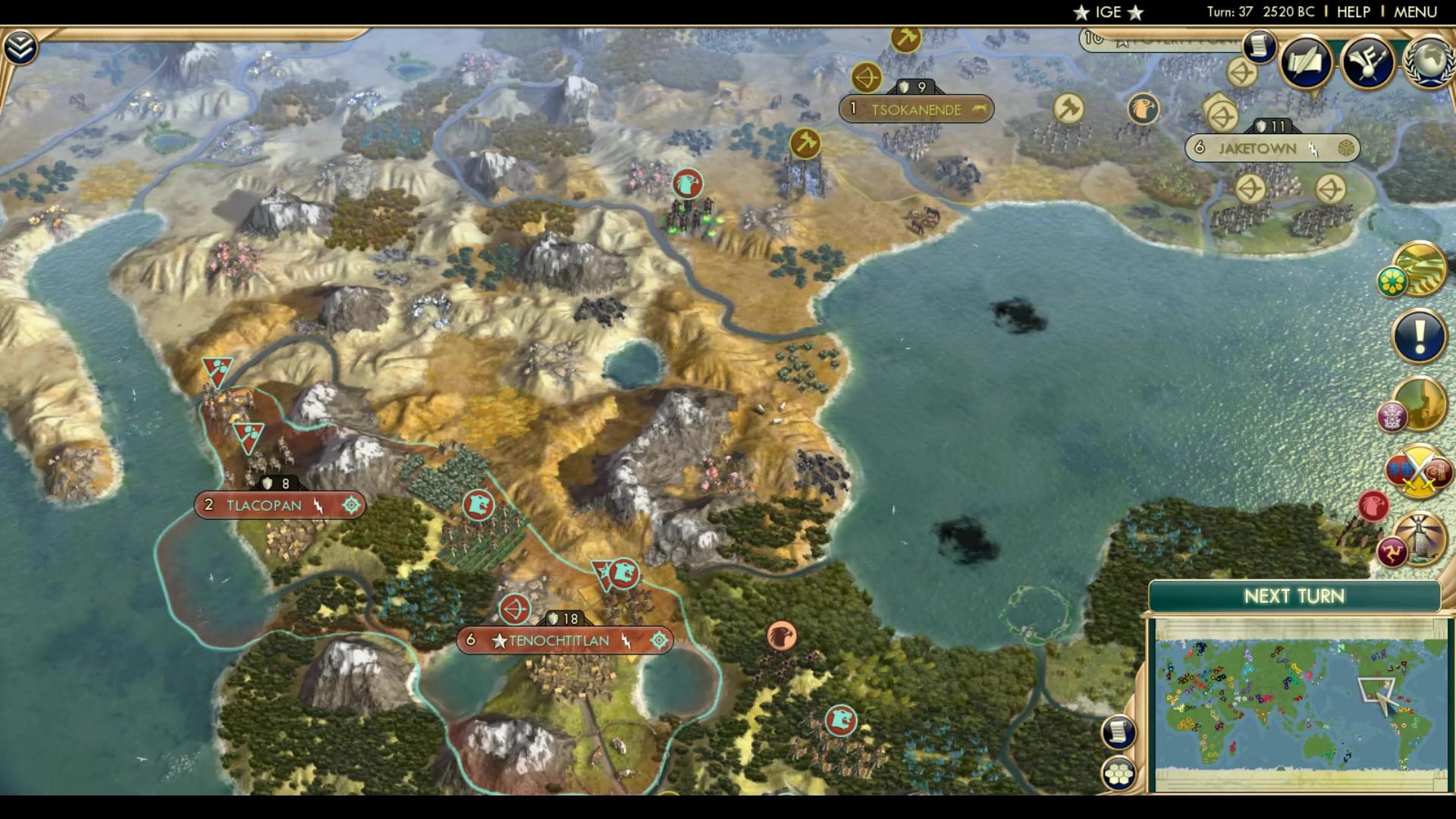 CBR In-Game Screenshot of Aztec Shamera